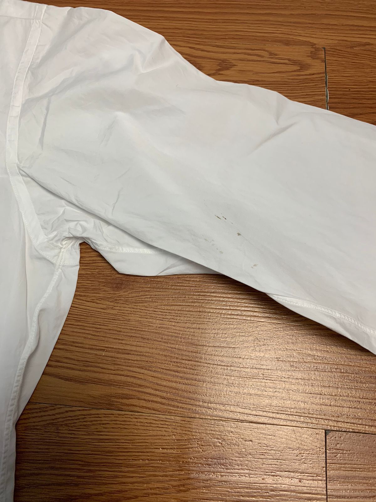 Comme des Garcons 1998 CDG Homme Deux Plain White Button Up LS Shirt Size US L / EU 52-54 / 3 - 16 Thumbnail