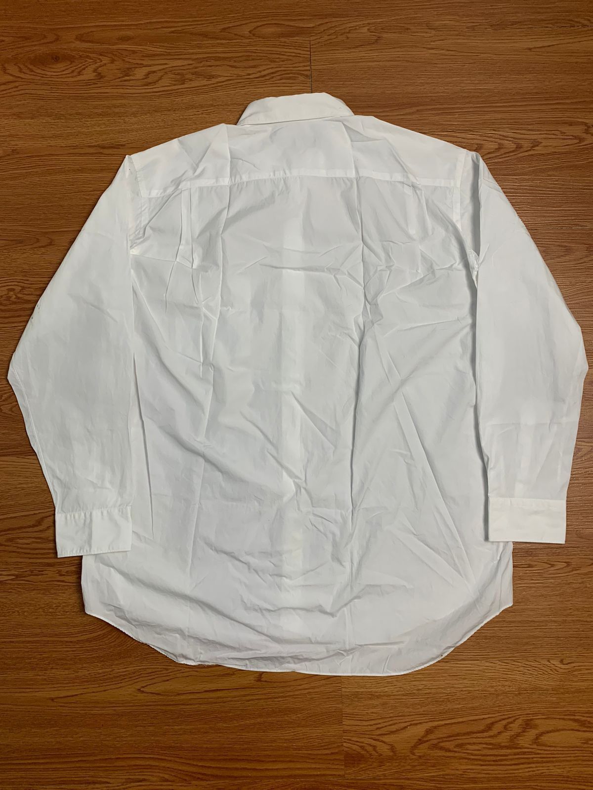 Comme des Garcons 1998 CDG Homme Deux Plain White Button Up LS Shirt Size US L / EU 52-54 / 3 - 5 Thumbnail