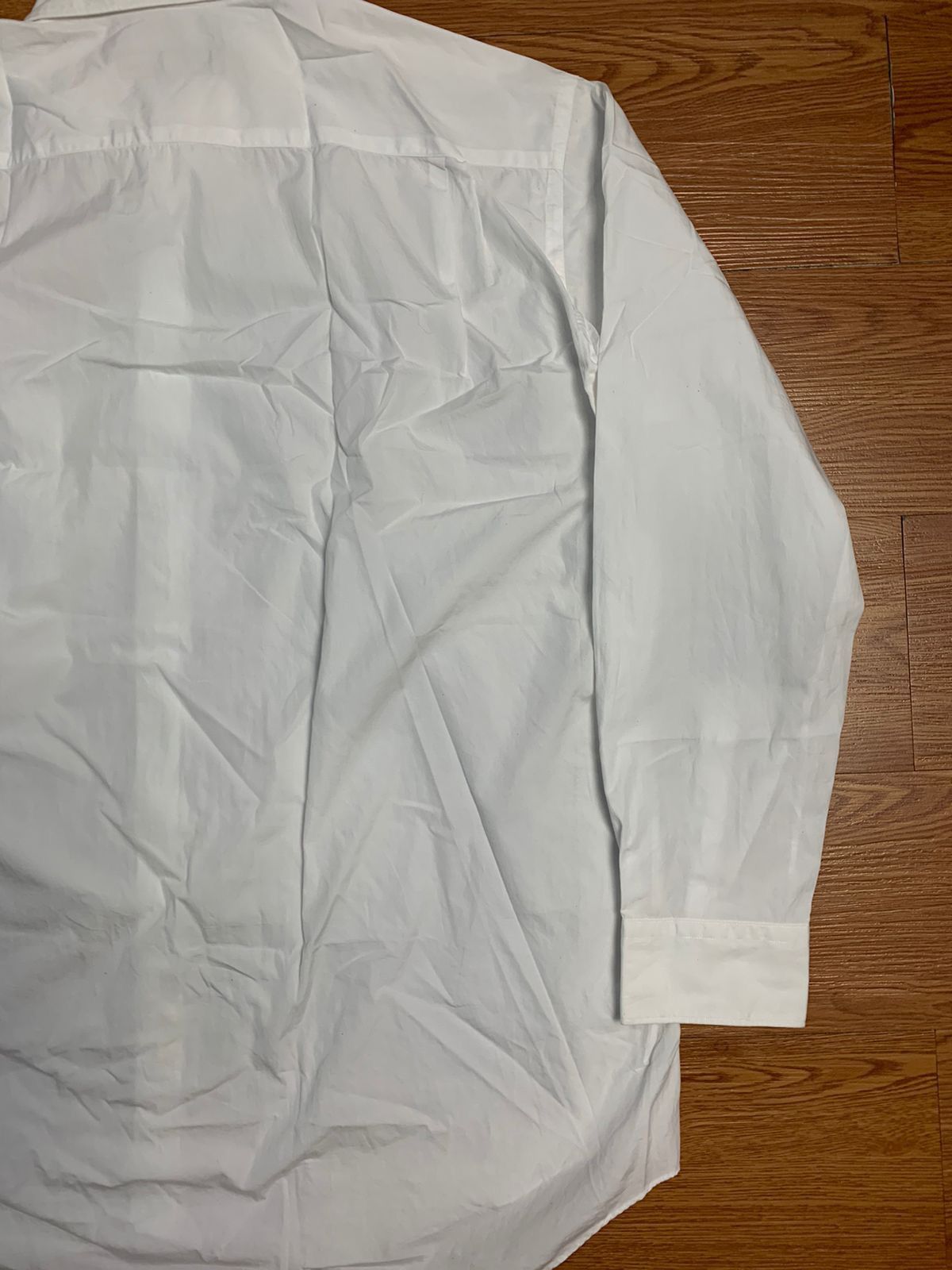 Comme des Garcons 1998 CDG Homme Deux Plain White Button Up LS Shirt Size US L / EU 52-54 / 3 - 8 Thumbnail