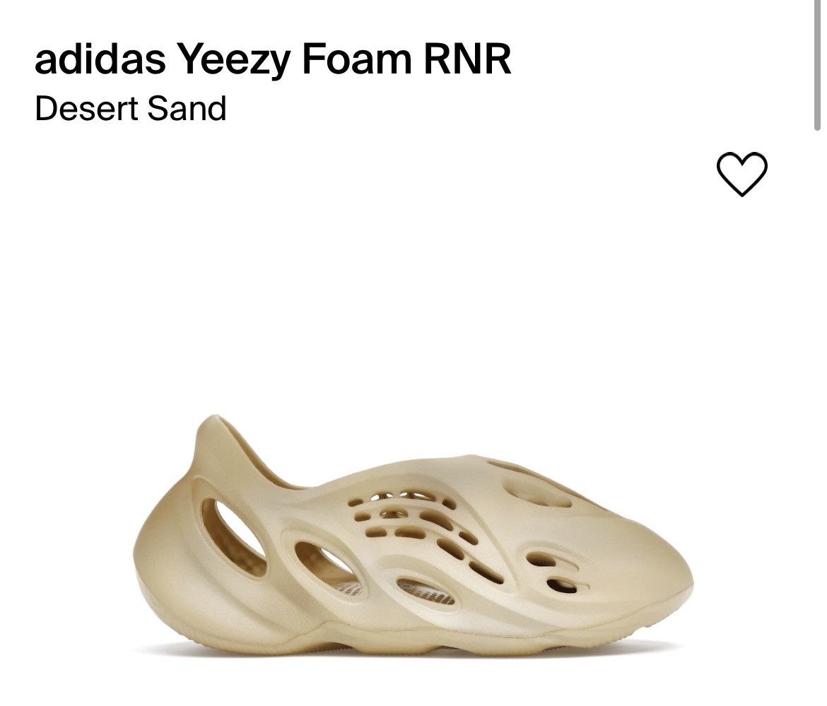 yeezy foam runner grailed