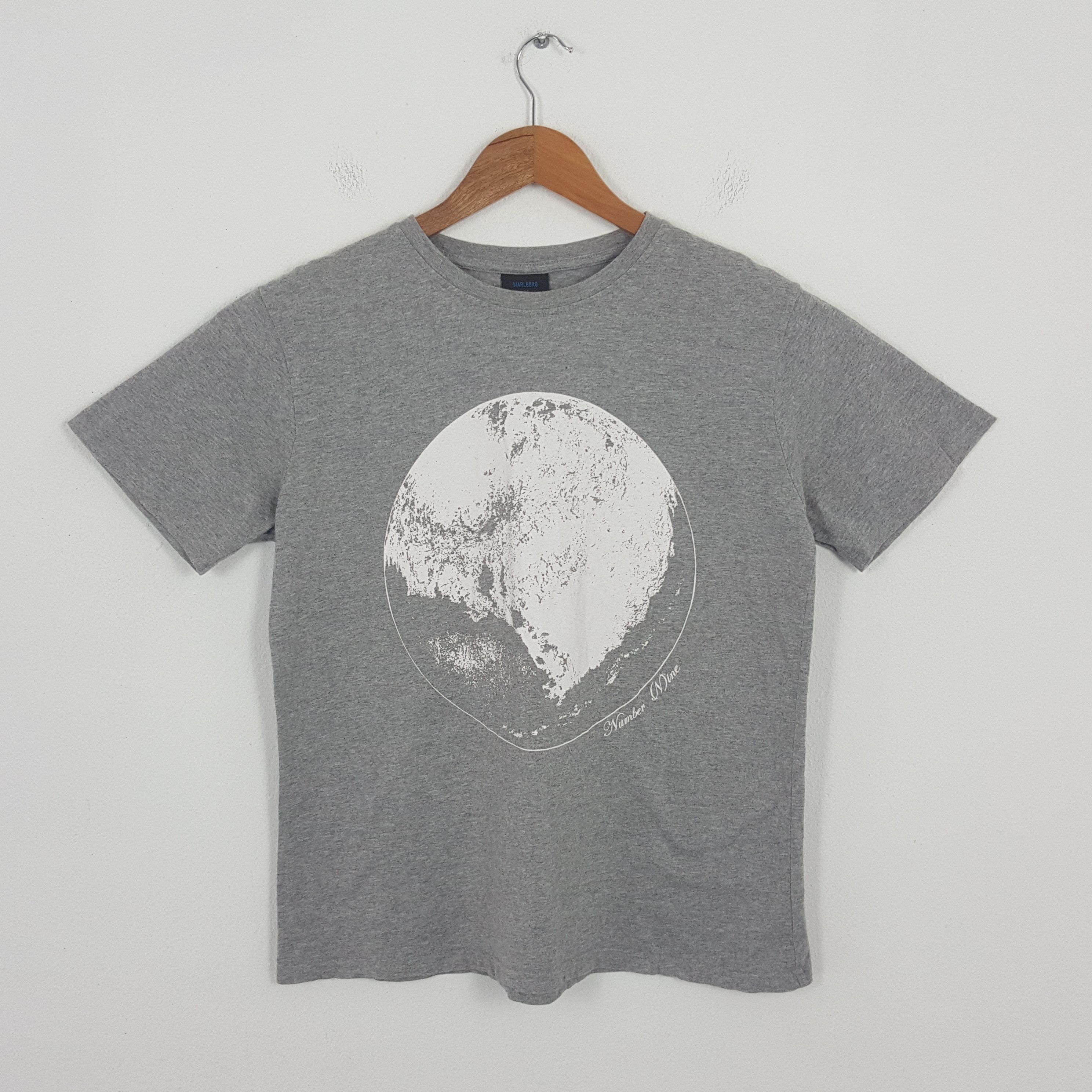 Marlboro × Number (N)ine × Vintage Vintage MARLBORO X NUMBER NINE Moon Design T-Shirt Size US M / EU 48-50 / 2 - 1 Thumbnail