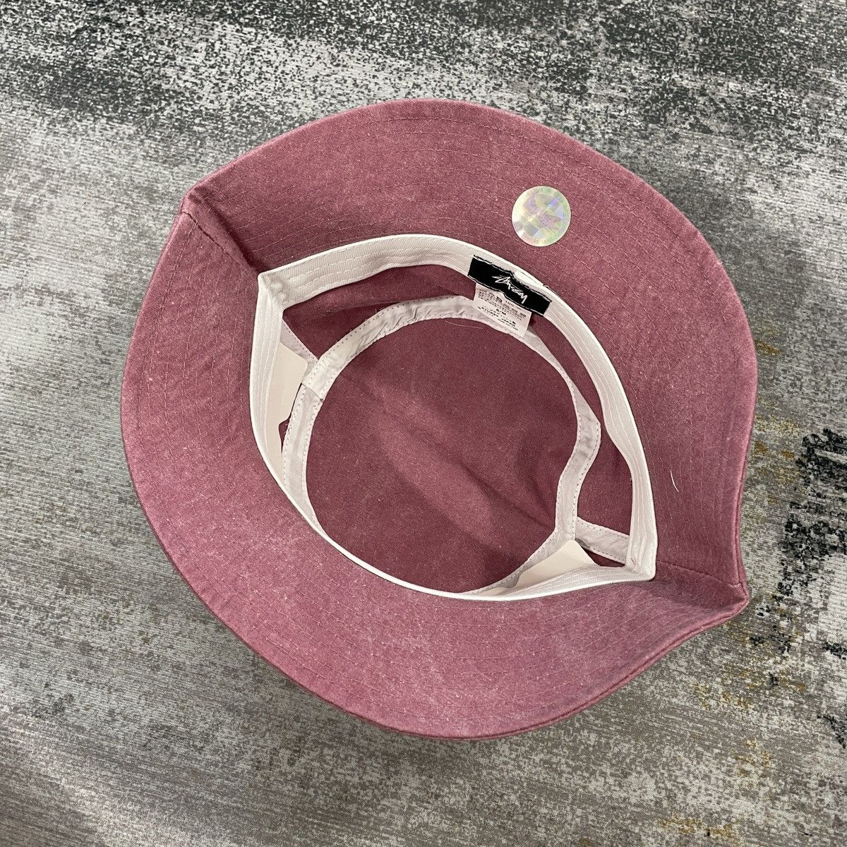 Stussy Stussy Big Logo Stock Bucket Hat // Rose Size ONE SIZE - 5 Thumbnail