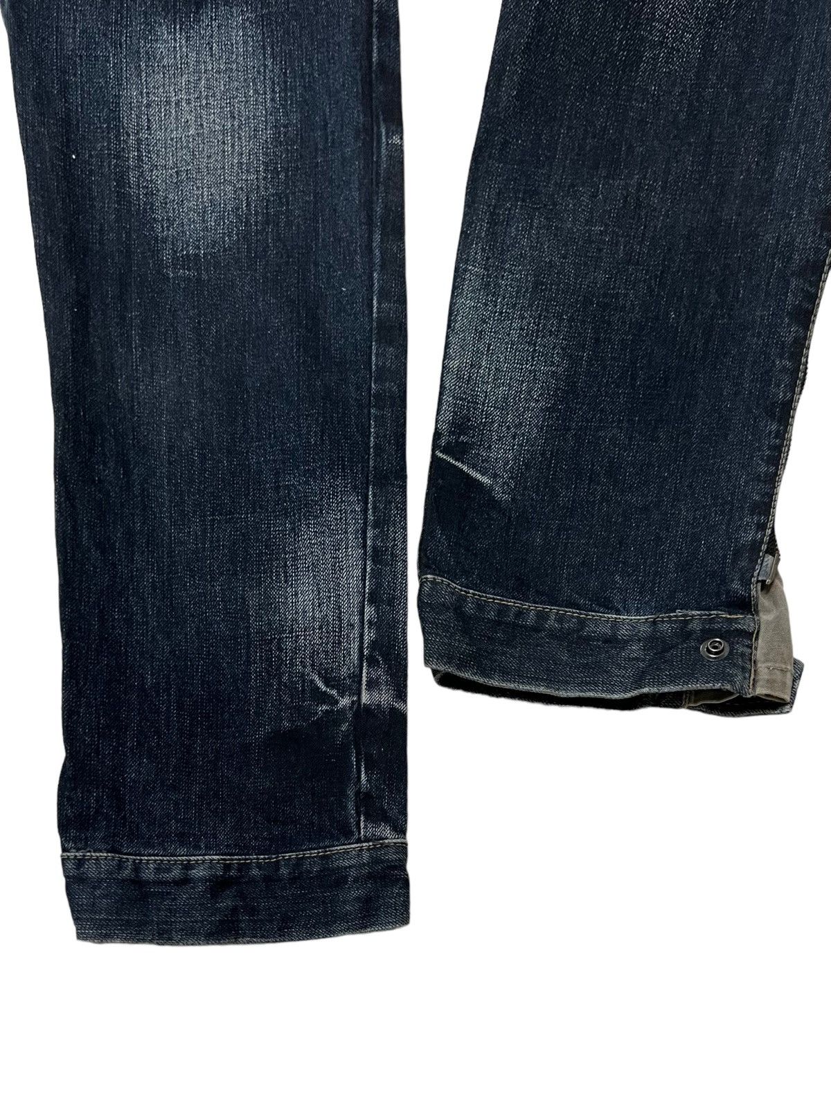 Designer × PPFM 🔥NEED GONE🔥PPFM DENIM BONDAGE PARACHUTE MULTI ZIPPER PANTS Size US 30 / EU 46 - 21 Thumbnail