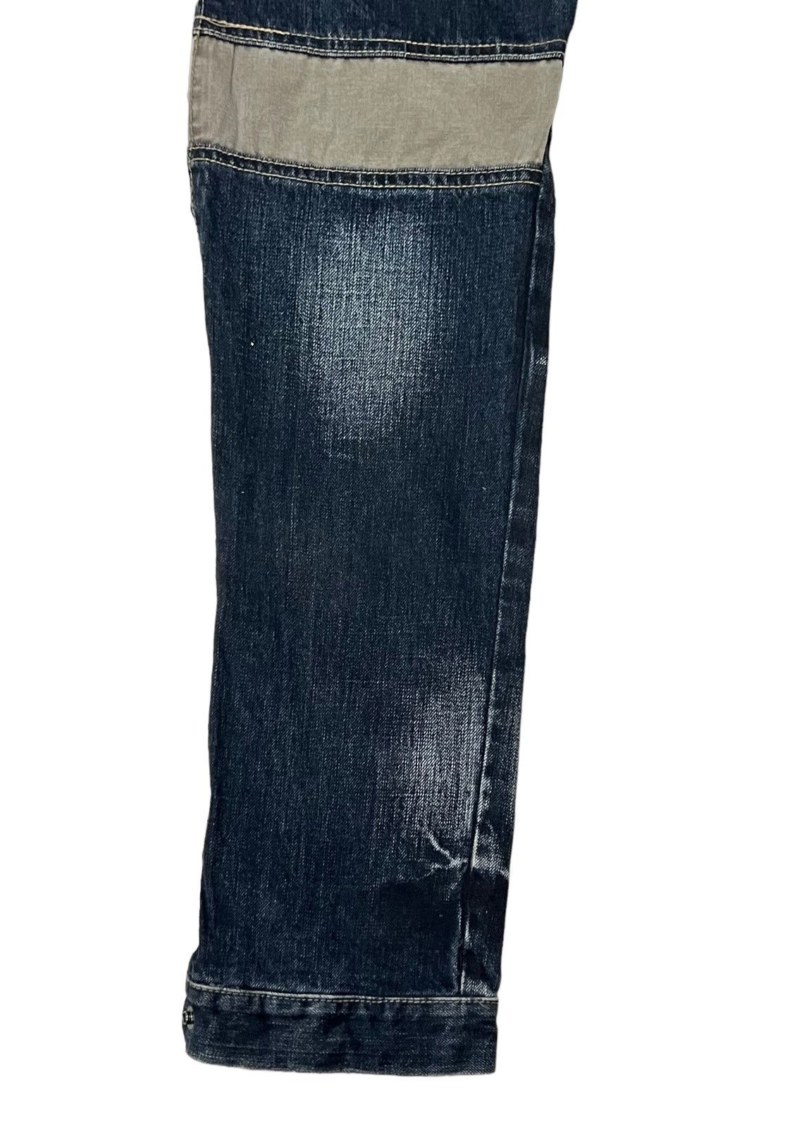 Designer × PPFM 🔥NEED GONE🔥PPFM DENIM BONDAGE PARACHUTE MULTI ZIPPER PANTS Size US 30 / EU 46 - 20 Thumbnail