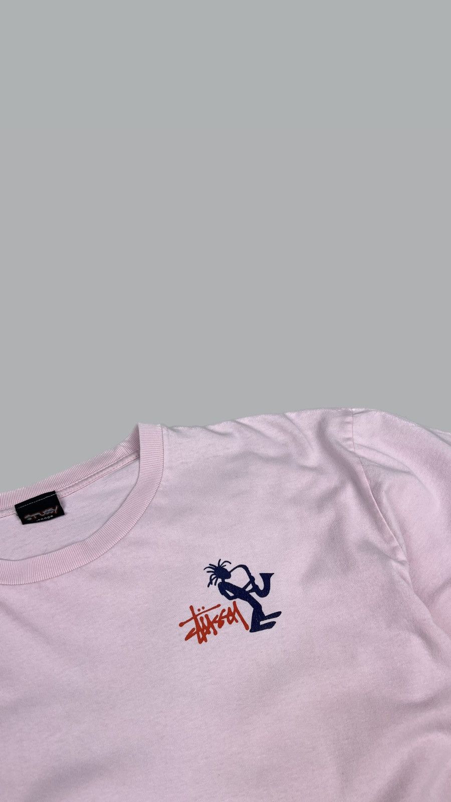 Stussy × Vintage •Free shipping•Vintage Stussy Rare t shirt 90s stickman Jazz Size US M / EU 48-50 / 2 - 5 Thumbnail