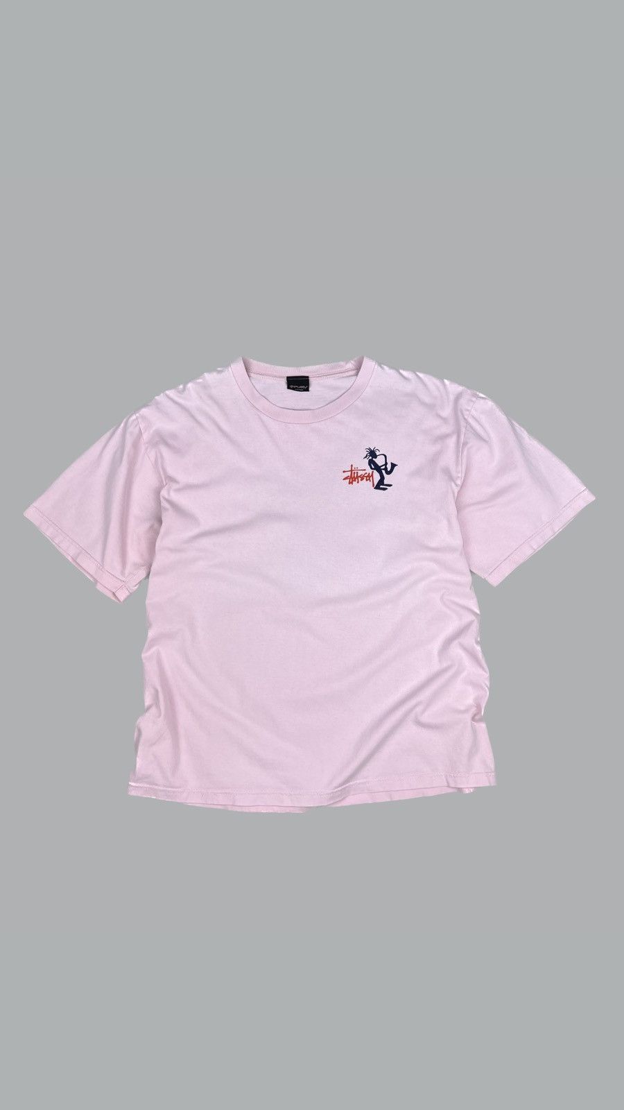 Stussy × Vintage •Free shipping•Vintage Stussy Rare t shirt 90s stickman Jazz Size US M / EU 48-50 / 2 - 3 Thumbnail