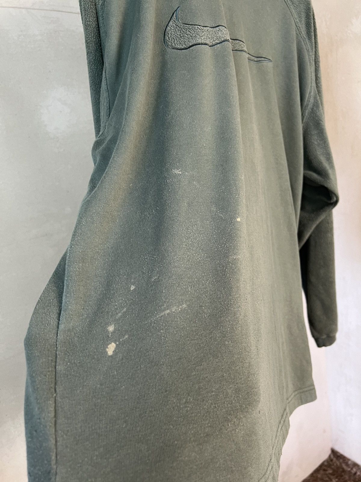Nike × Vintage Vintage Nike 90’s Sweatshirt Big Swoosh Logo Size US L / EU 52-54 / 3 - 7 Thumbnail