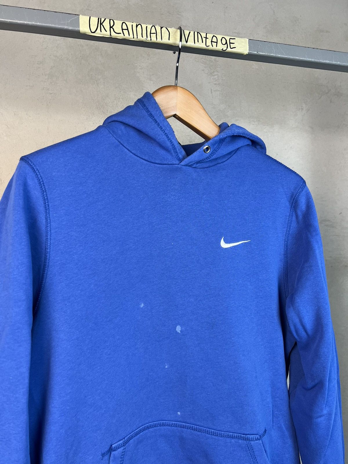 Nike Vintage Nike Hoodie Logo Blue Size US M / EU 48-50 / 2 - 1 Thumbnail