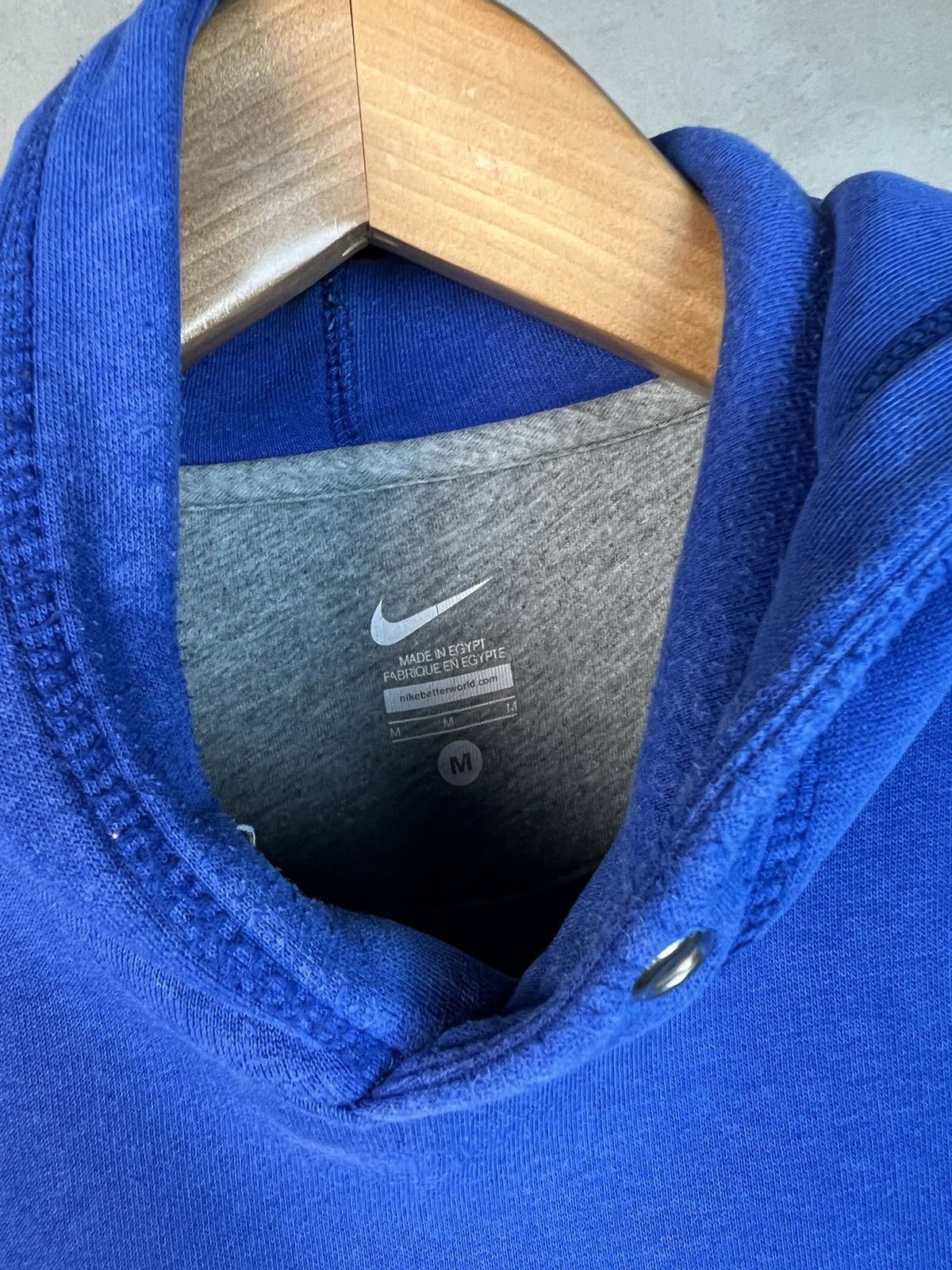 Nike Vintage Nike Hoodie Logo Blue Size US M / EU 48-50 / 2 - 4 Thumbnail