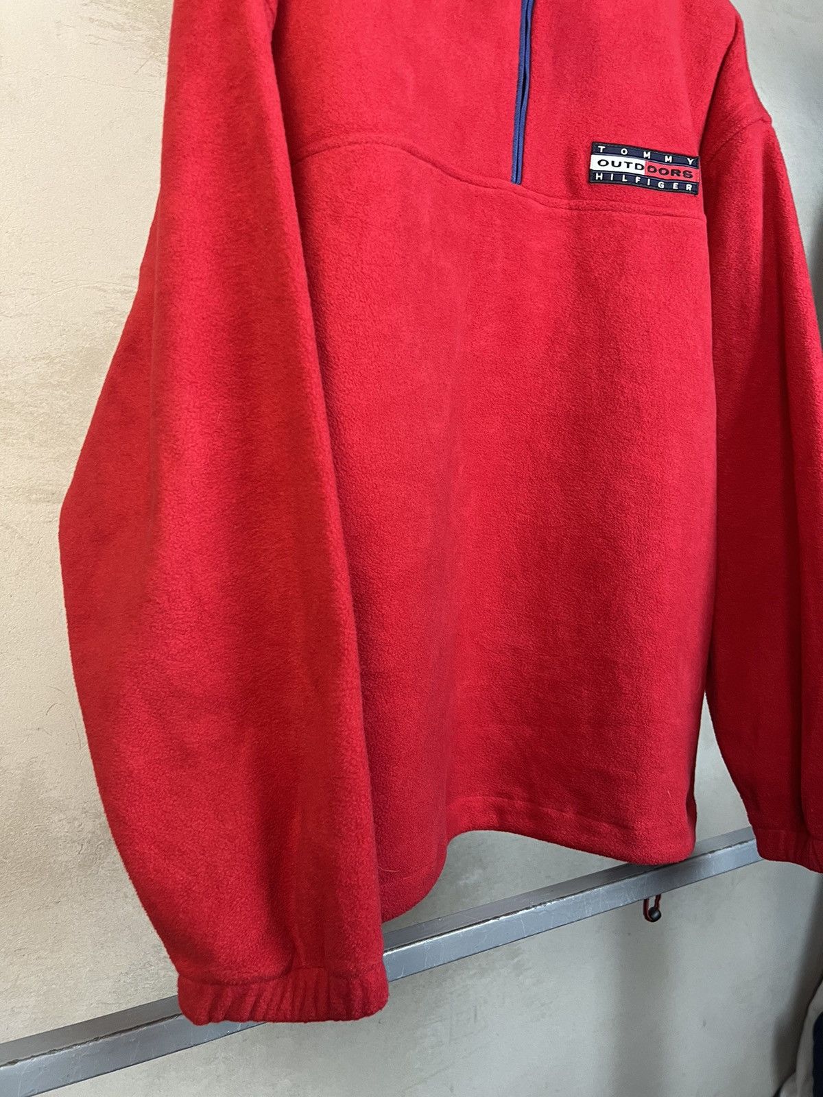 Tommy Hilfiger Vintage Tommy Hilfiger Outdoors Half Zip Fleece Sweatshirt Size US L / EU 52-54 / 3 - 4 Thumbnail