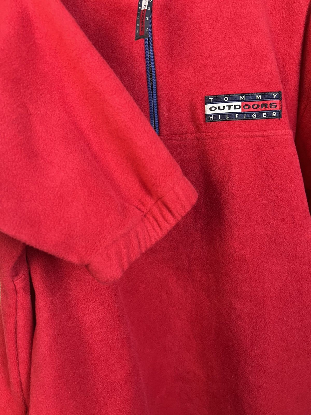 Tommy Hilfiger Vintage Tommy Hilfiger Outdoors Half Zip Fleece Sweatshirt Size US L / EU 52-54 / 3 - 5 Thumbnail
