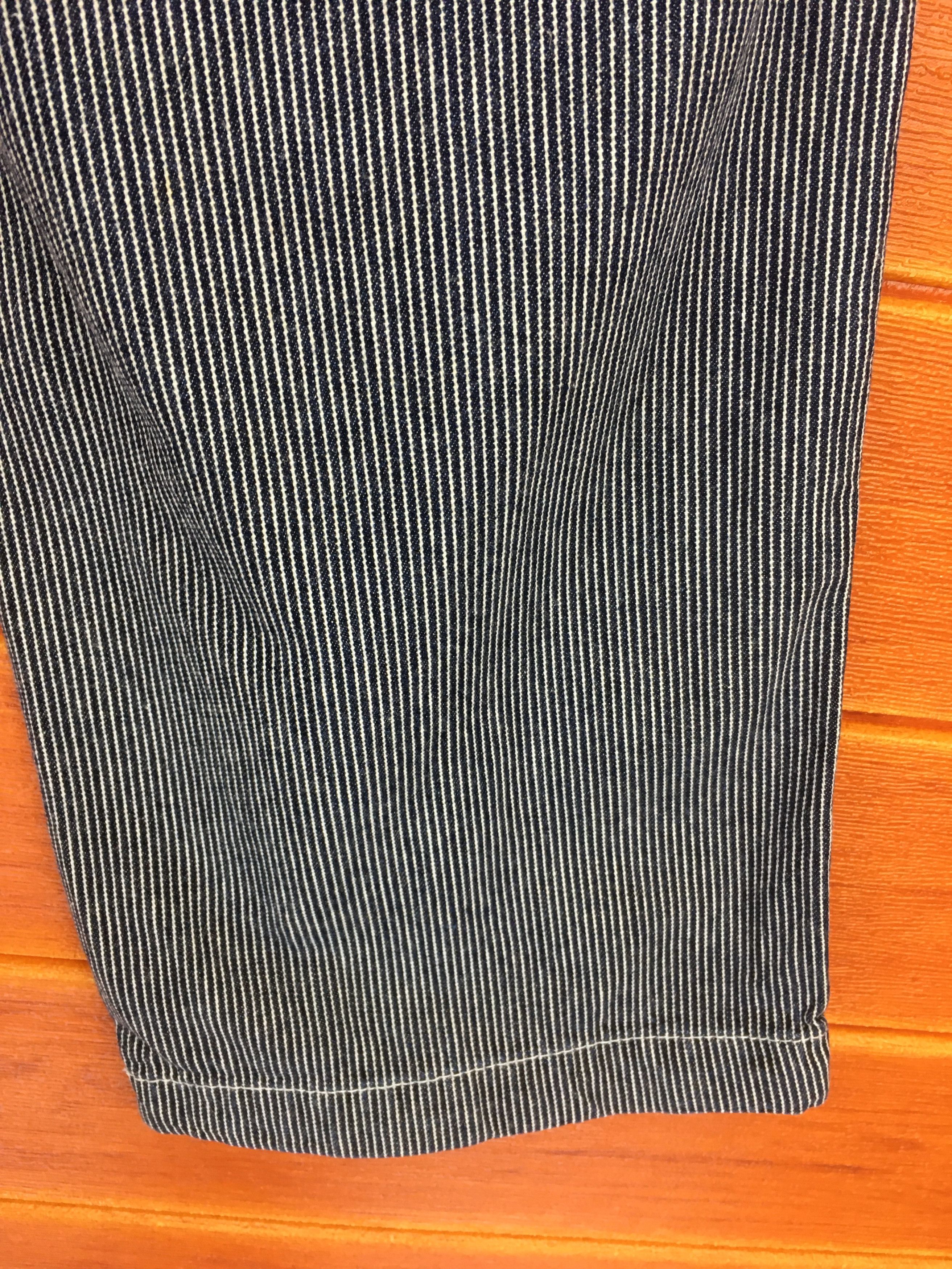 Japanese Brand Japanese Brand DOGMAN Striped Hickory Carpenter Denim Pants Size US 33 - 17 Thumbnail