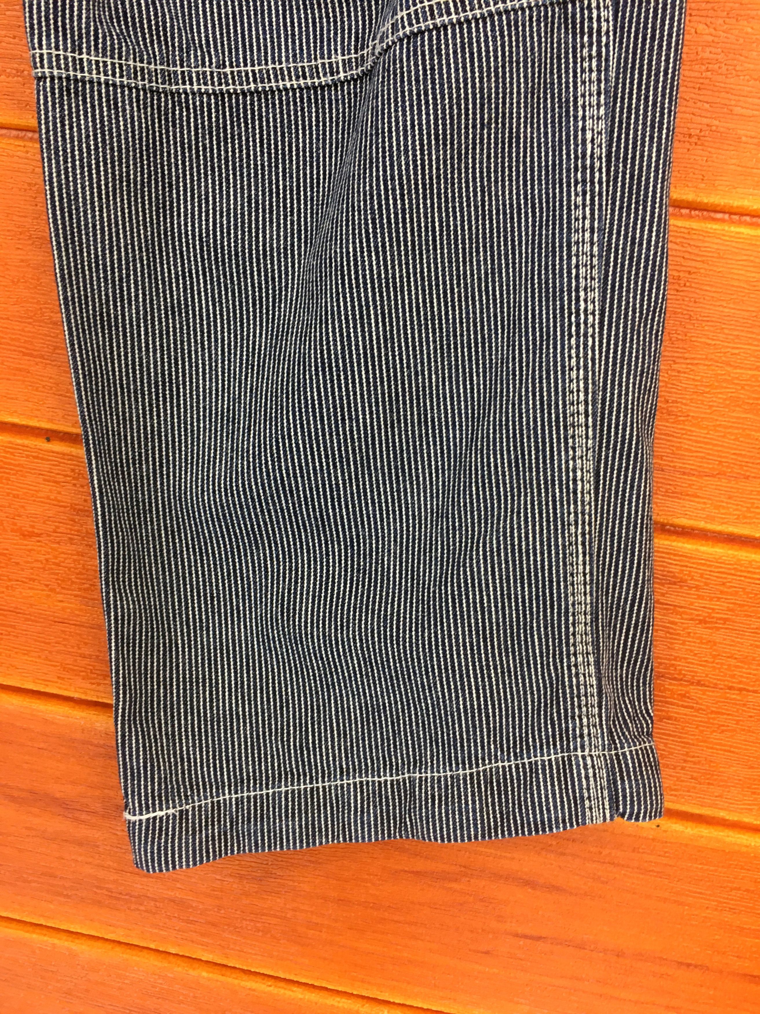 Japanese Brand Japanese Brand DOGMAN Striped Hickory Carpenter Denim Pants Size US 33 - 9 Thumbnail