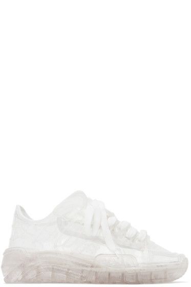 GCDS GCDS Transparent Skate Sneakers Sz 43 NIB, Clear Size US 10.5 / EU 43-44 - 4 Thumbnail