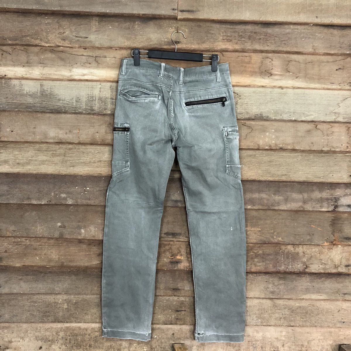 Faded Glory Scot-Inc Grey faded Multipocket Tactical Cargo Pants #5380 Size US 28 / EU 44 - 10 Thumbnail