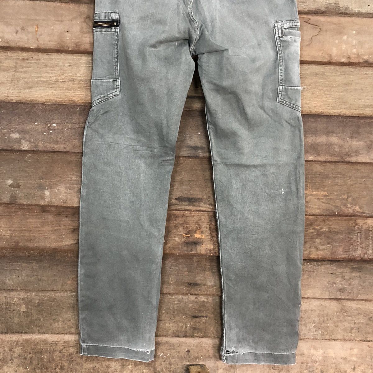 Faded Glory Scot-Inc Grey faded Multipocket Tactical Cargo Pants #5380 Size US 28 / EU 44 - 12 Thumbnail
