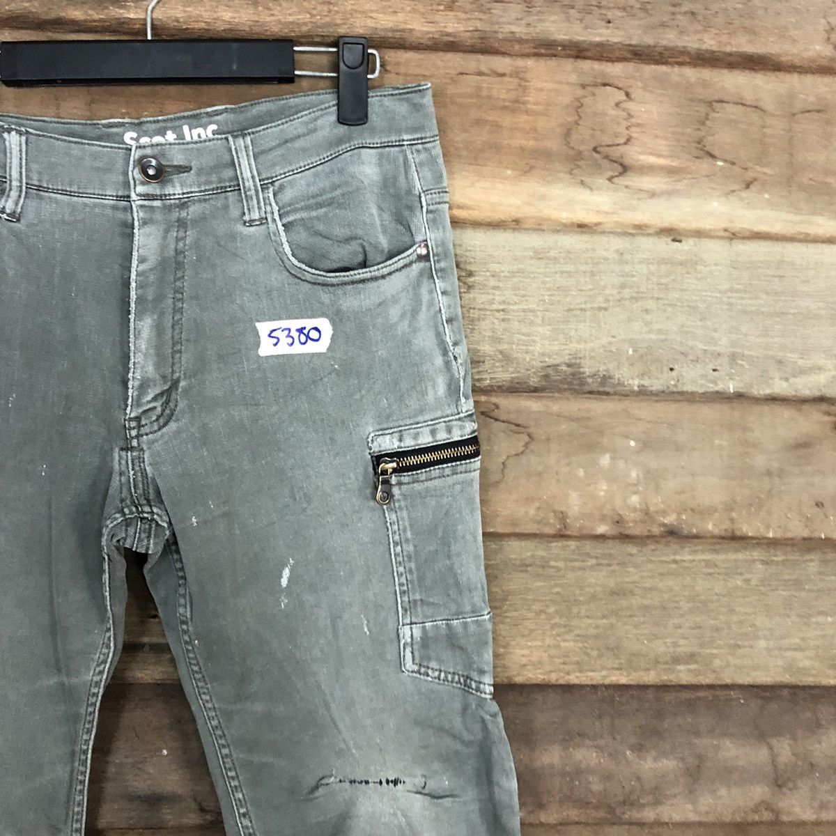 Faded Glory Scot-Inc Grey faded Multipocket Tactical Cargo Pants #5380 Size US 28 / EU 44 - 5 Thumbnail