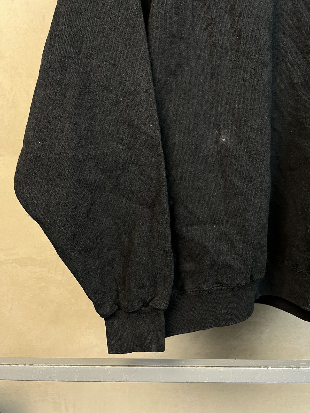 Champion × Vintage Vintage 90s Champion USA Reverse Weave Black Crewneck Size US XXL / EU 58 / 5 - 6 Thumbnail