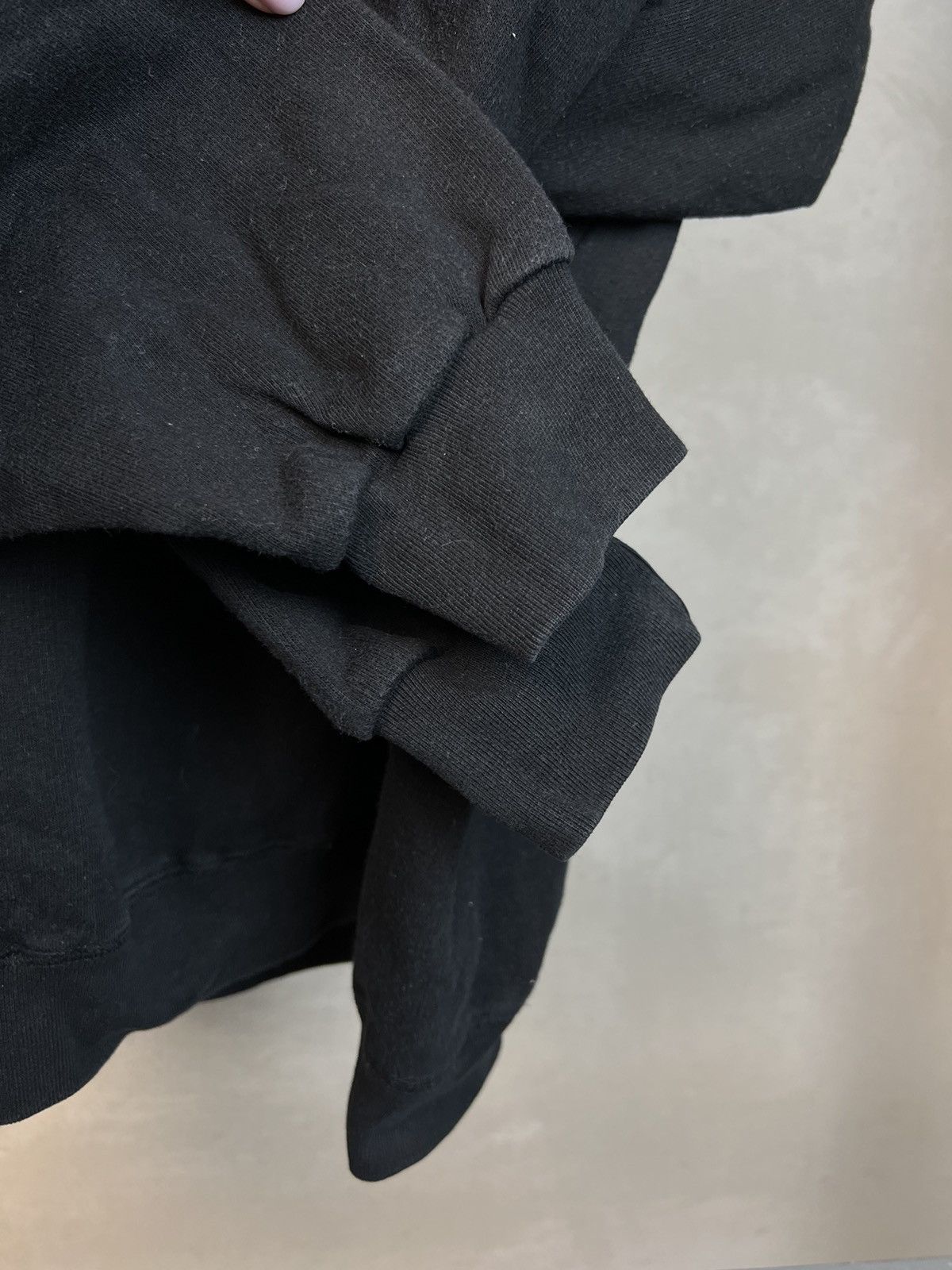 Champion × Vintage Vintage 90s Champion USA Reverse Weave Black Crewneck Size US XXL / EU 58 / 5 - 5 Thumbnail