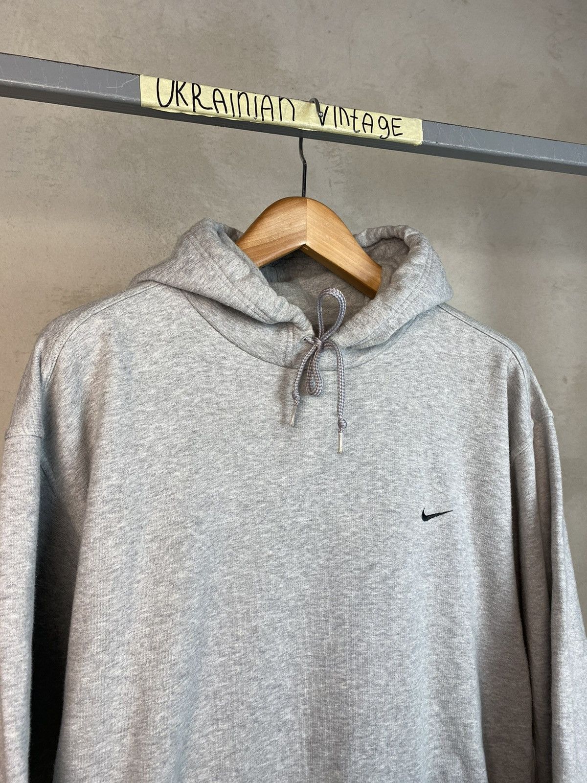 Nike × Vintage Vintage Nike Hoodie Oversize Small logo Size US S / EU 44-46 / 1 - 2 Thumbnail