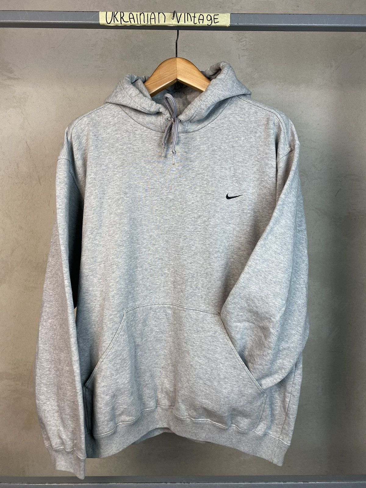 Nike × Vintage Vintage Nike Hoodie Oversize Small logo Size US S / EU 44-46 / 1 - 1 Thumbnail
