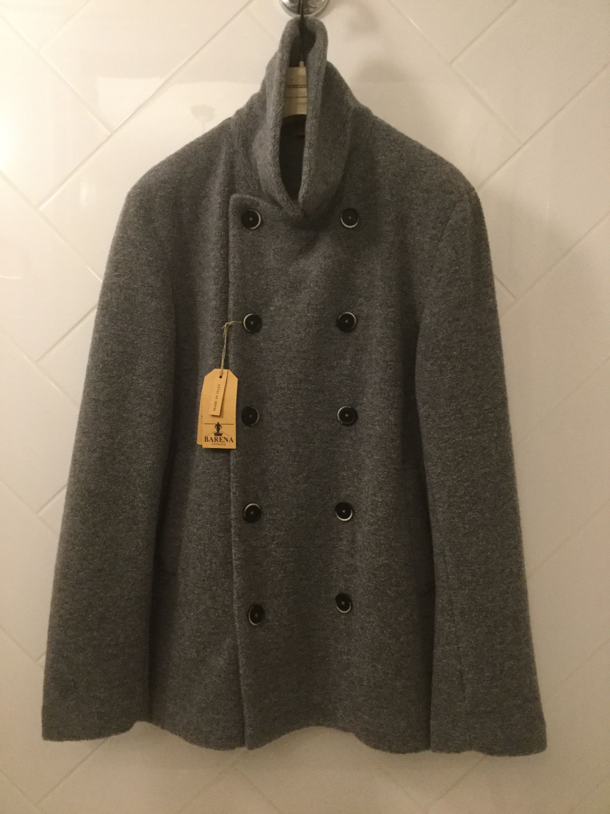 Barena NEW! Soft peacoat.Like Gucci or Saint Laurent Size US M / EU 48-50 / 2 - 3 Thumbnail