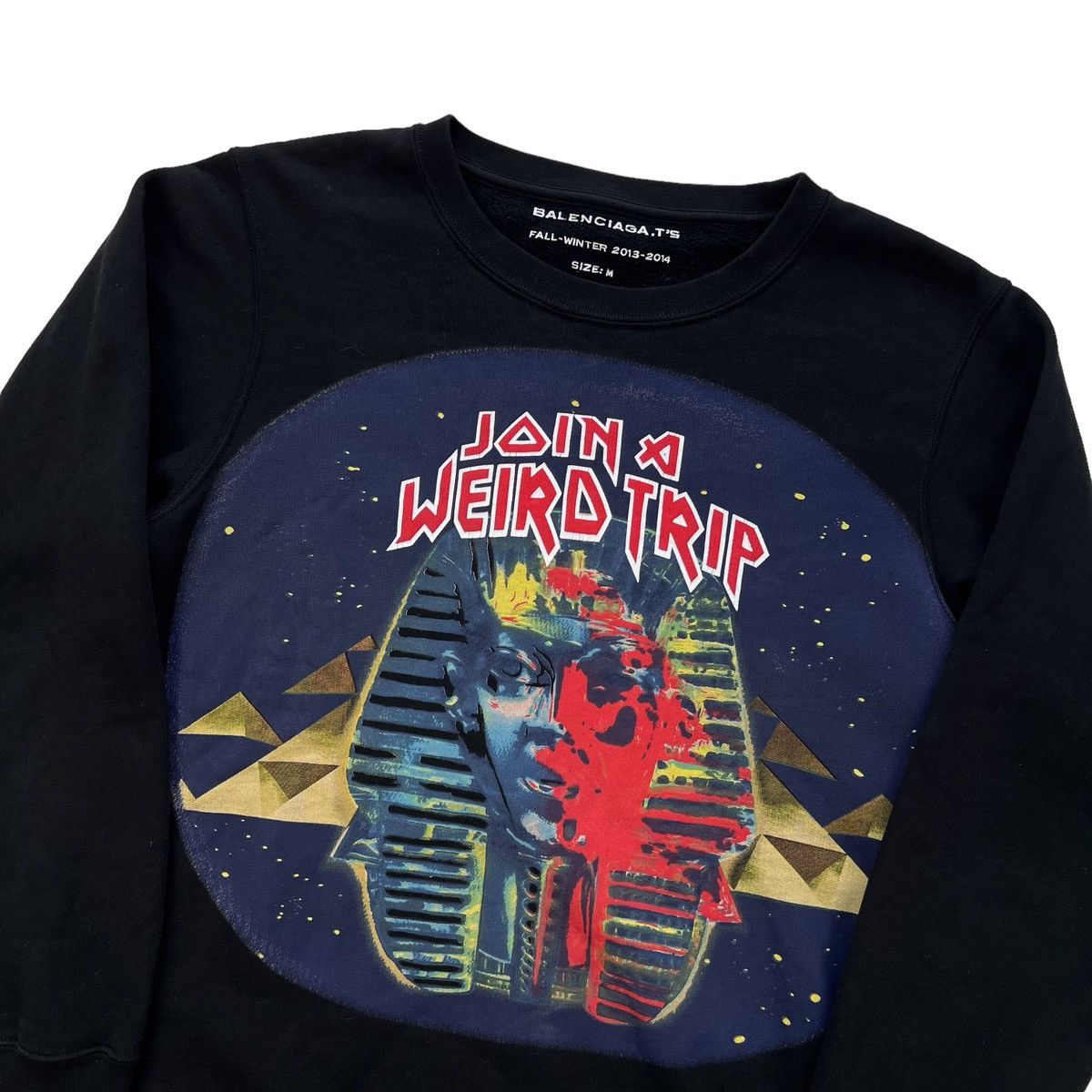balenciaga join a weird trip sweatshirt
