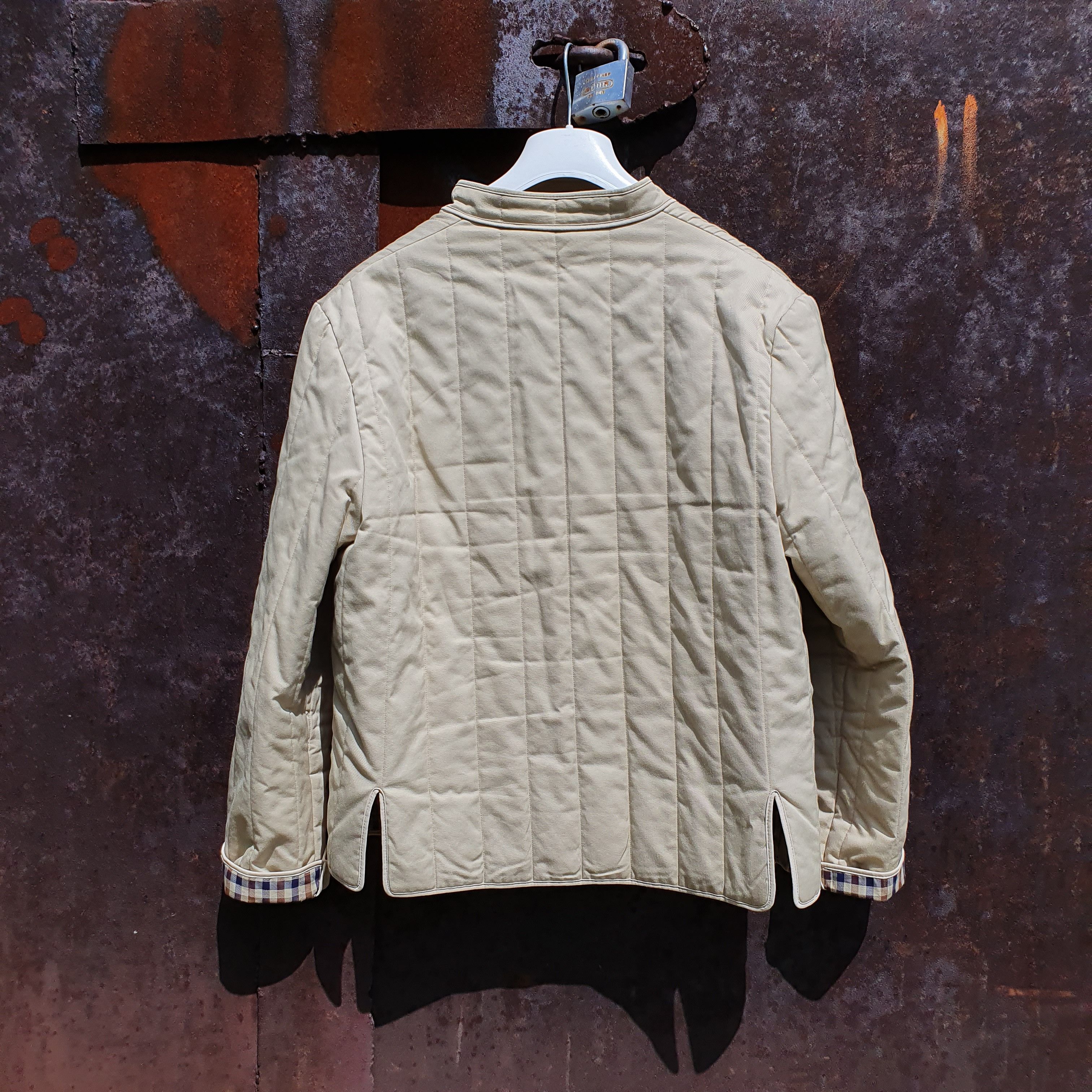 Aquascutum × Vintage Rare 90s Showerproofed Quilted Jacket like Craig Green Size US M / EU 48-50 / 2 - 9 Thumbnail