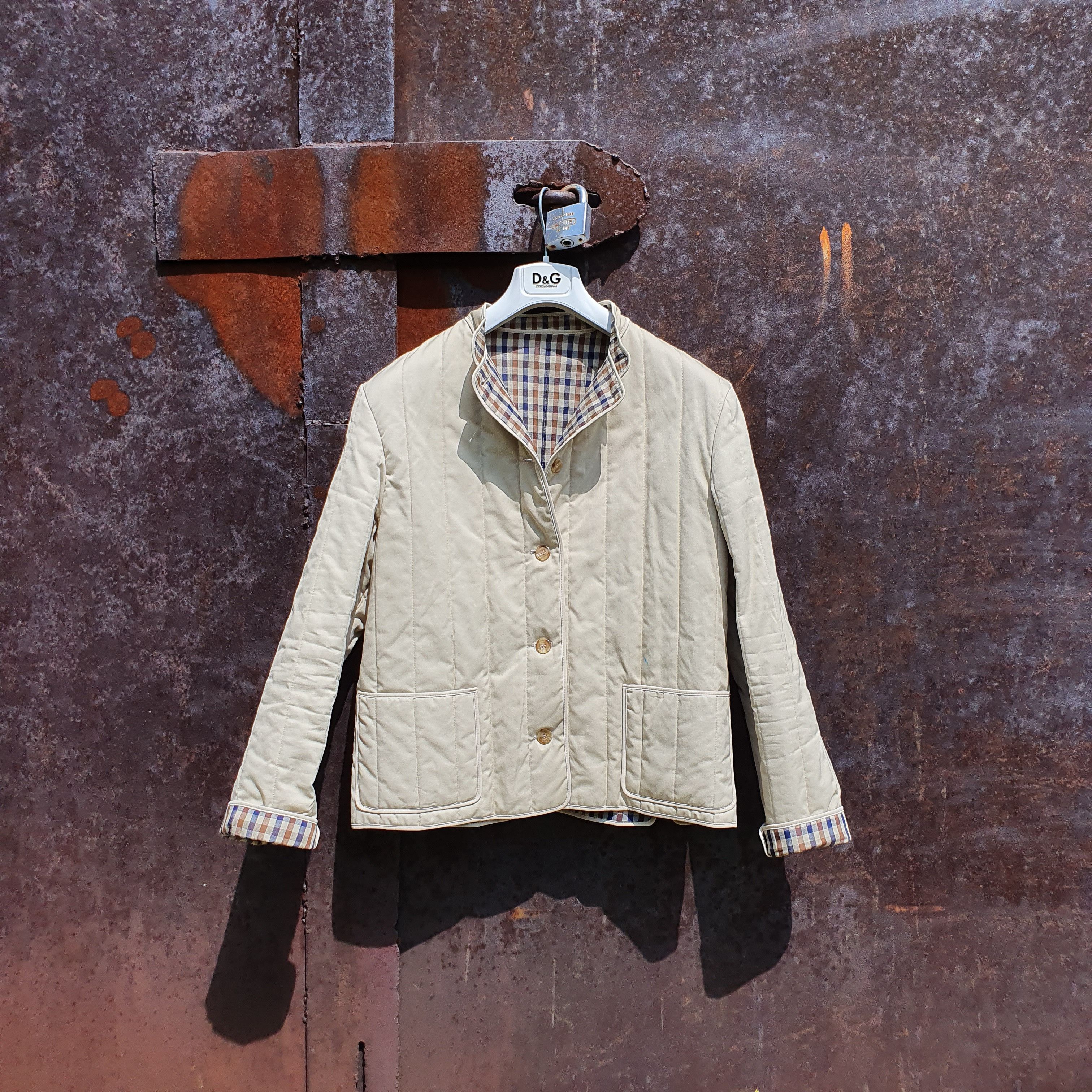 Aquascutum × Vintage Rare 90s Showerproofed Quilted Jacket like Craig Green Size US M / EU 48-50 / 2 - 6 Thumbnail