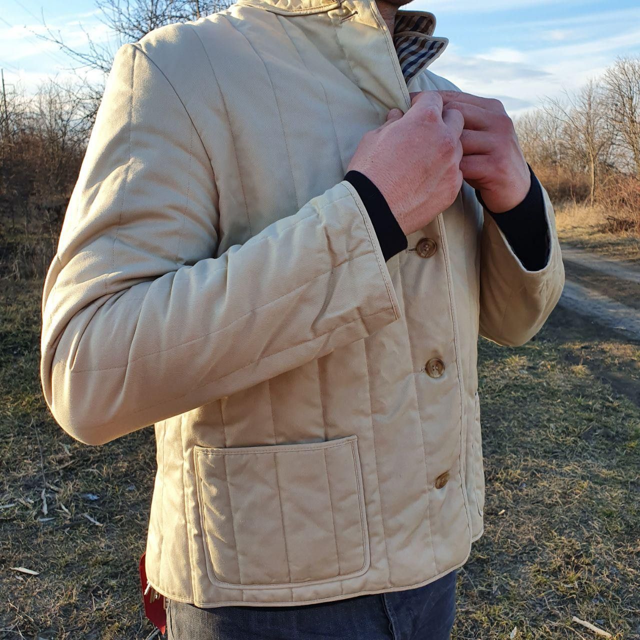Aquascutum × Vintage Rare 90s Showerproofed Quilted Jacket like Craig Green Size US M / EU 48-50 / 2 - 4 Thumbnail