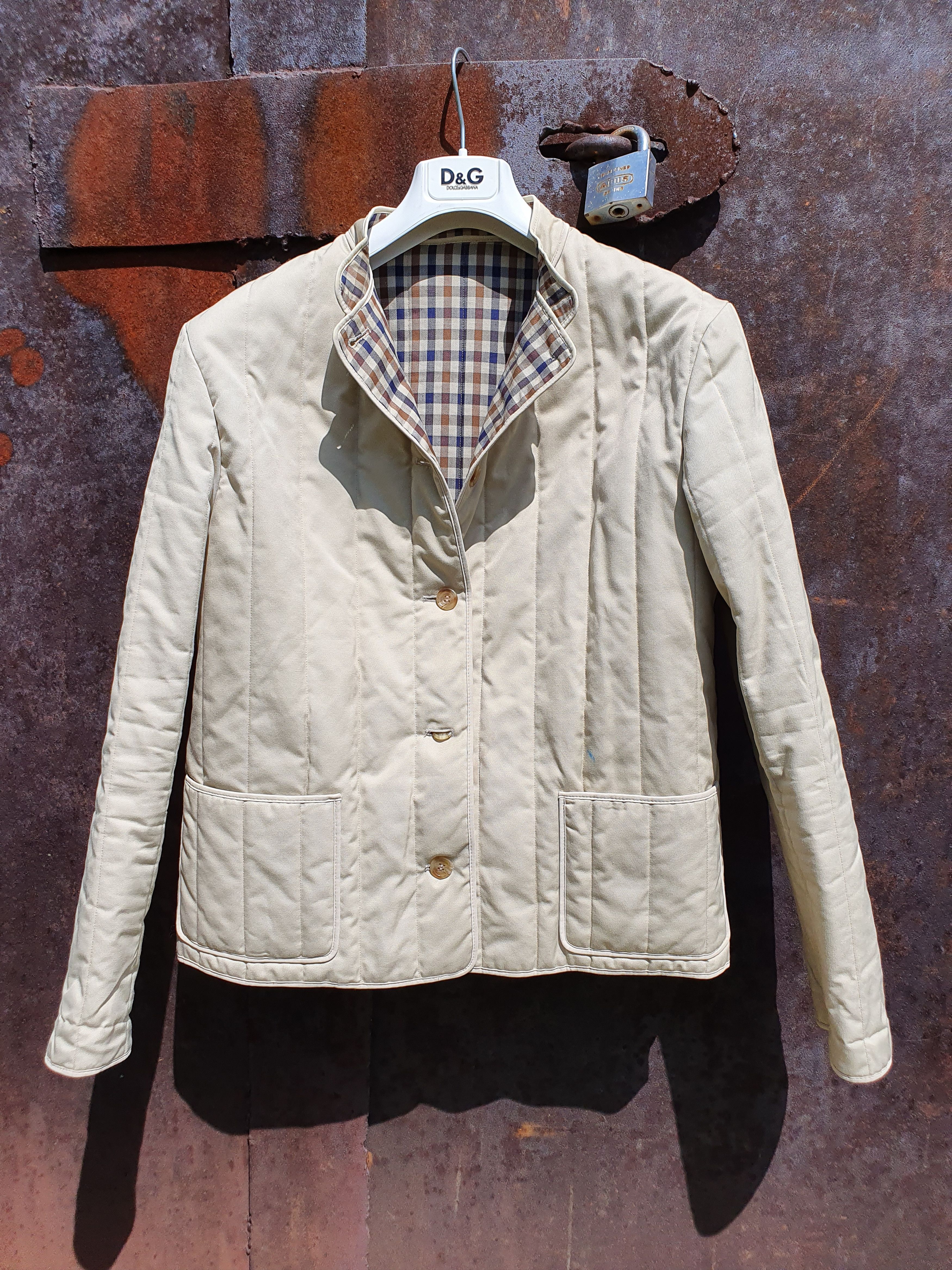 Aquascutum × Vintage Rare 90s Showerproofed Quilted Jacket like Craig Green Size US M / EU 48-50 / 2 - 1 Thumbnail