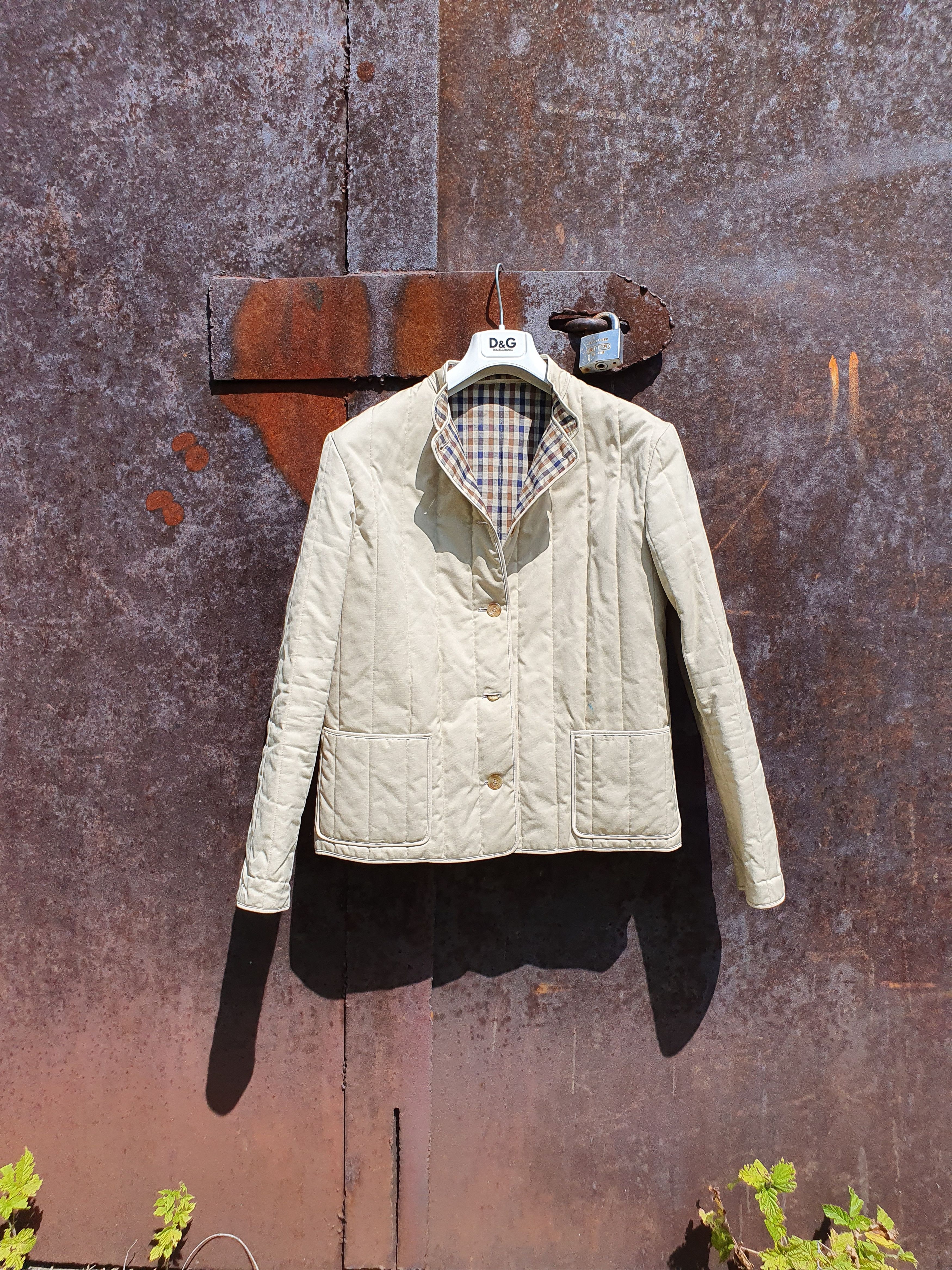 Aquascutum × Vintage Rare 90s Showerproofed Quilted Jacket like Craig Green Size US M / EU 48-50 / 2 - 15 Thumbnail
