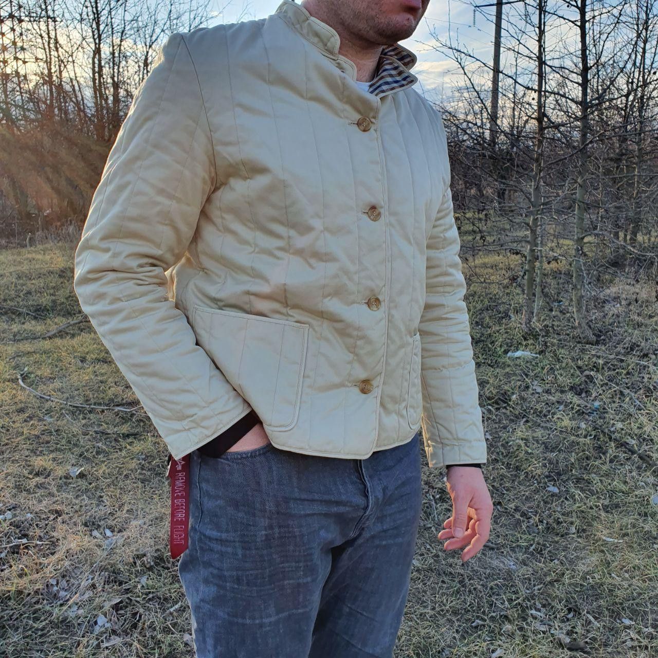 Aquascutum × Vintage Rare 90s Showerproofed Quilted Jacket like Craig Green Size US M / EU 48-50 / 2 - 11 Thumbnail