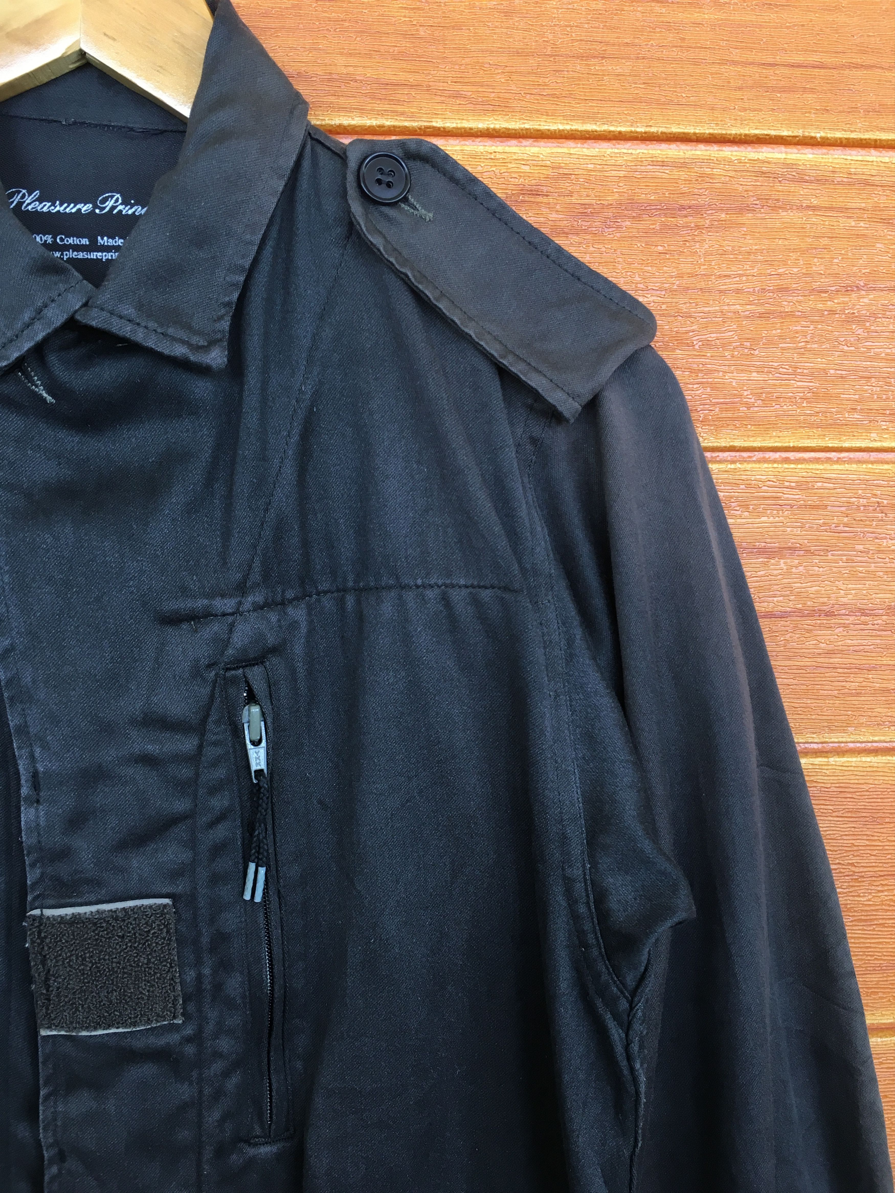 Roar Pleasure Principle Skull Embroidered Black Faded Jacket Size US S / EU 44-46 / 1 - 5 Thumbnail