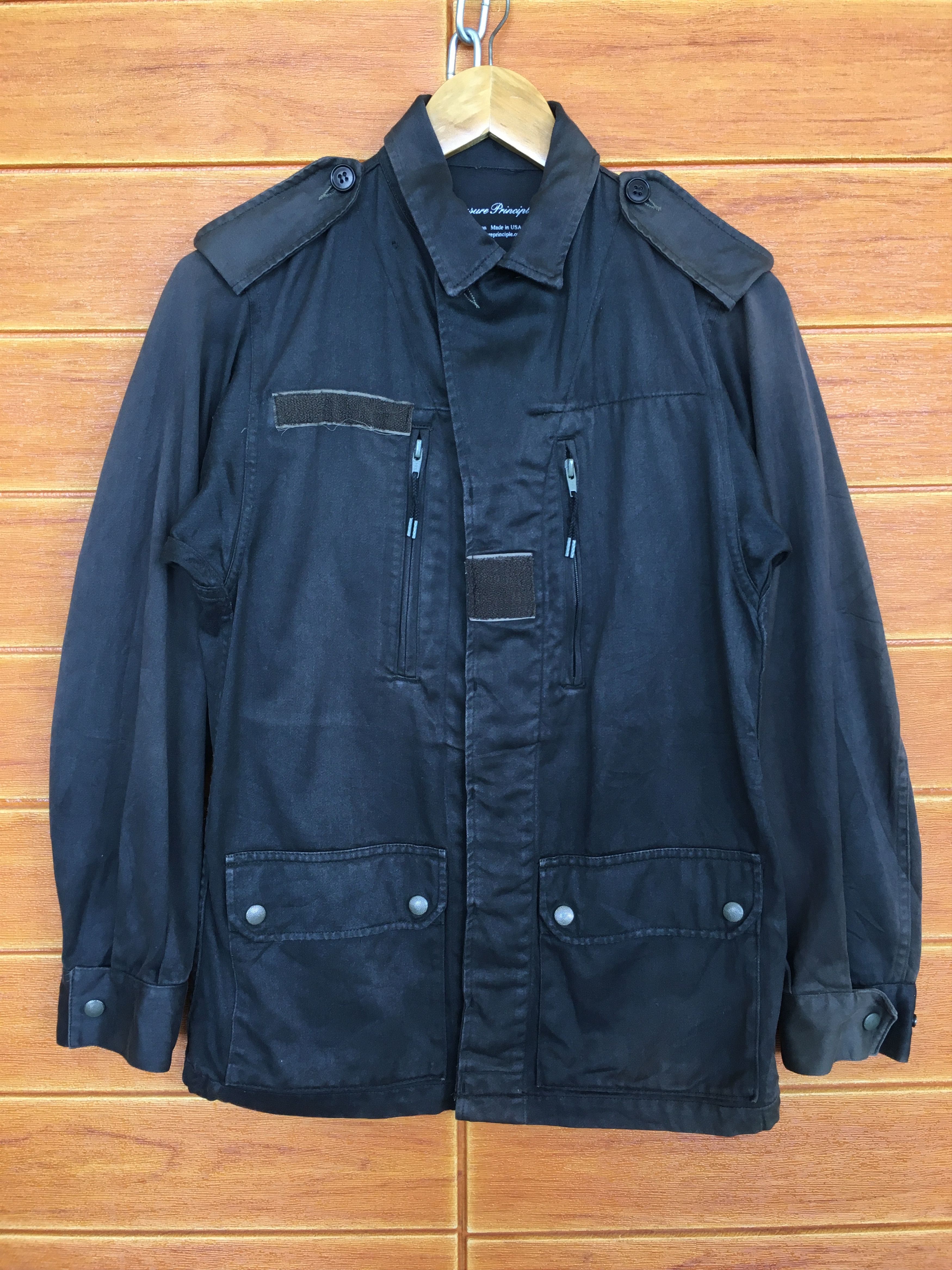 Roar Pleasure Principle Skull Embroidered Black Faded Jacket Size US S / EU 44-46 / 1 - 3 Thumbnail