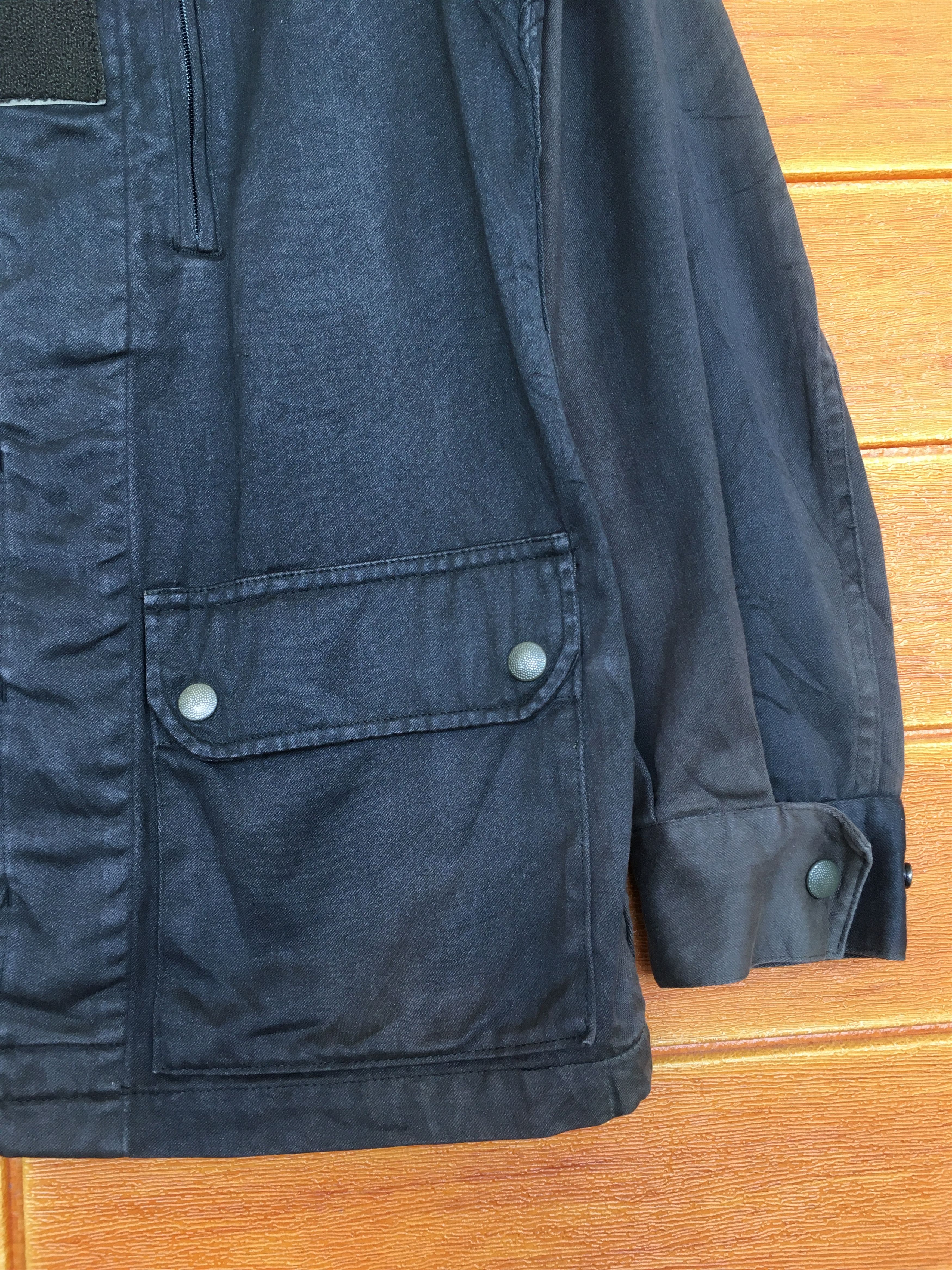 Roar Pleasure Principle Skull Embroidered Black Faded Jacket Size US S / EU 44-46 / 1 - 6 Thumbnail