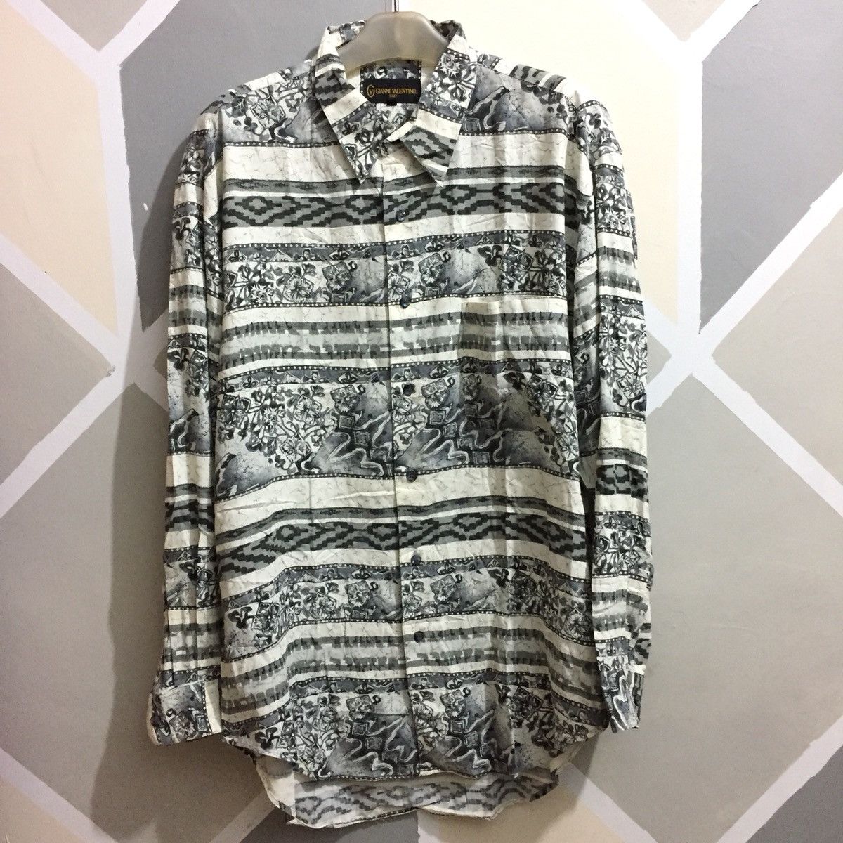 Gianni Valentino × Valentino Vintage gianni valentino button up shirt Size US L / EU 52-54 / 3 - 1 Thumbnail