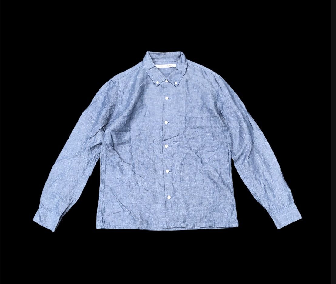 Christophe Lemaire Uniqlo x Lemaire Linen Blend Button Shirt Size US M / EU 48-50 / 2 - 1 Thumbnail