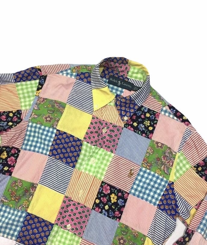 Polo Ralph Lauren Polo Ralph Laurent Patch Work Shirt Size US S / EU 44-46 / 1 - 3 Thumbnail