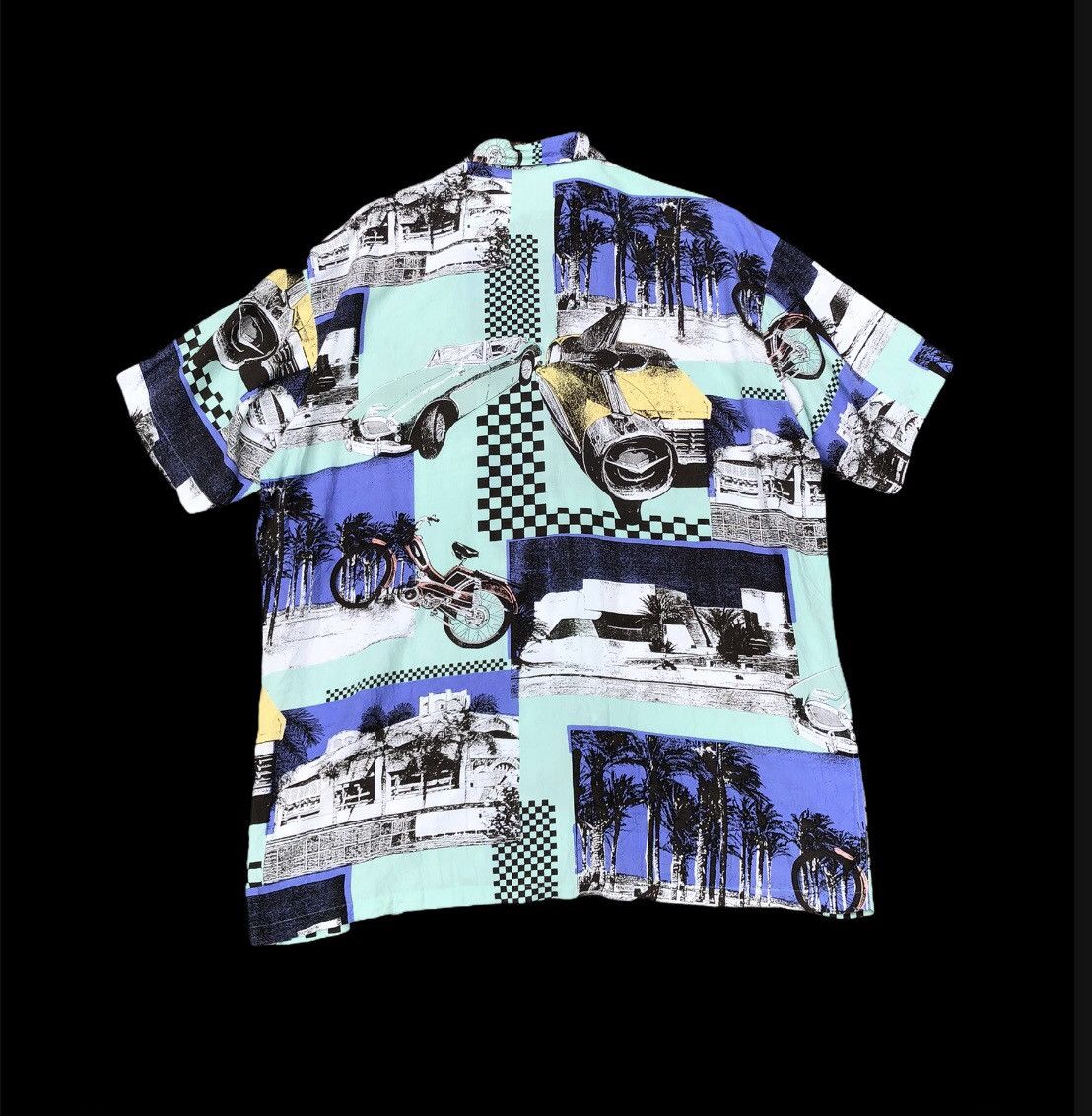 Japanese Brand Rare Design Hawaiian Shirt JunMen 100% Rayon Made In Japan Size US L / EU 52-54 / 3 - 2 Thumbnail
