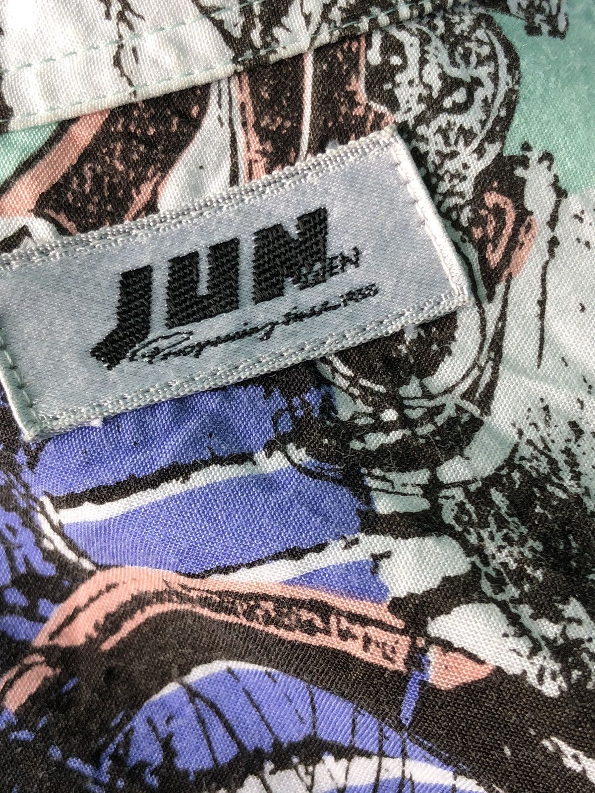 Japanese Brand Rare Design Hawaiian Shirt JunMen 100% Rayon Made In Japan Size US L / EU 52-54 / 3 - 4 Thumbnail