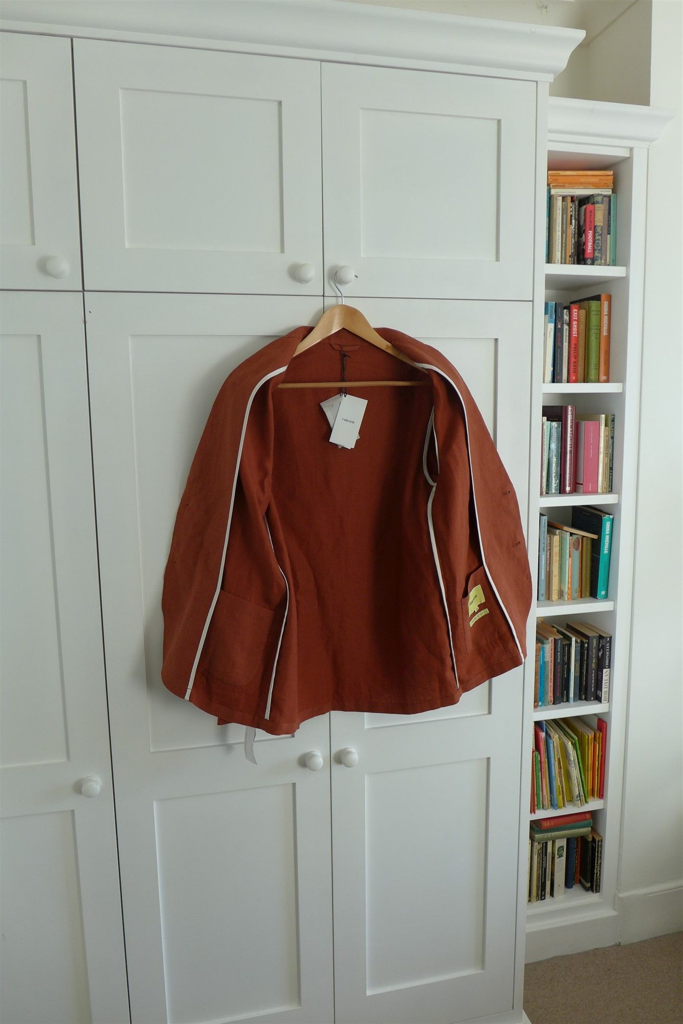 De Bonne Facture De Bonne Facture Relaxed Jacket - Clay Red Brushed Linen Size US M / EU 48-50 / 2 - 10 Thumbnail