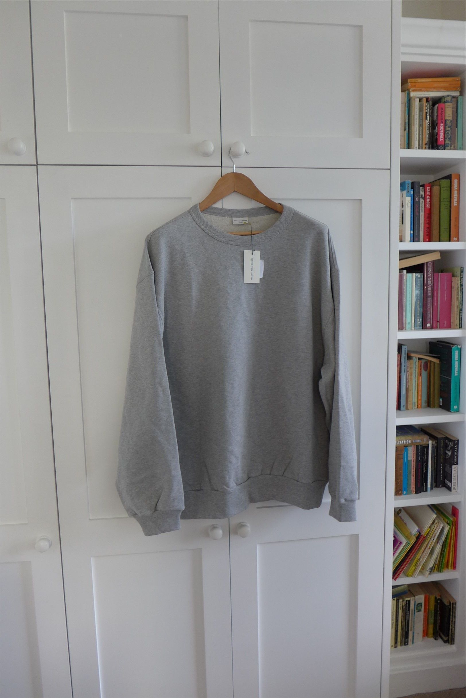 Dries Van Noten Dries Van Noten Hoxti Sweatshirt - Grey Melange Size US L / EU 52-54 / 3 - 3 Thumbnail