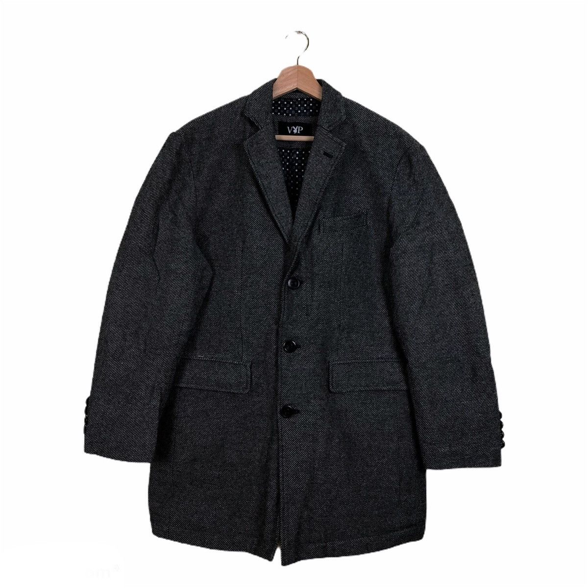 Japanese Brand Casual Coat Double Pocket Playboy Size US L / EU 52-54 / 3 - 1 Thumbnail