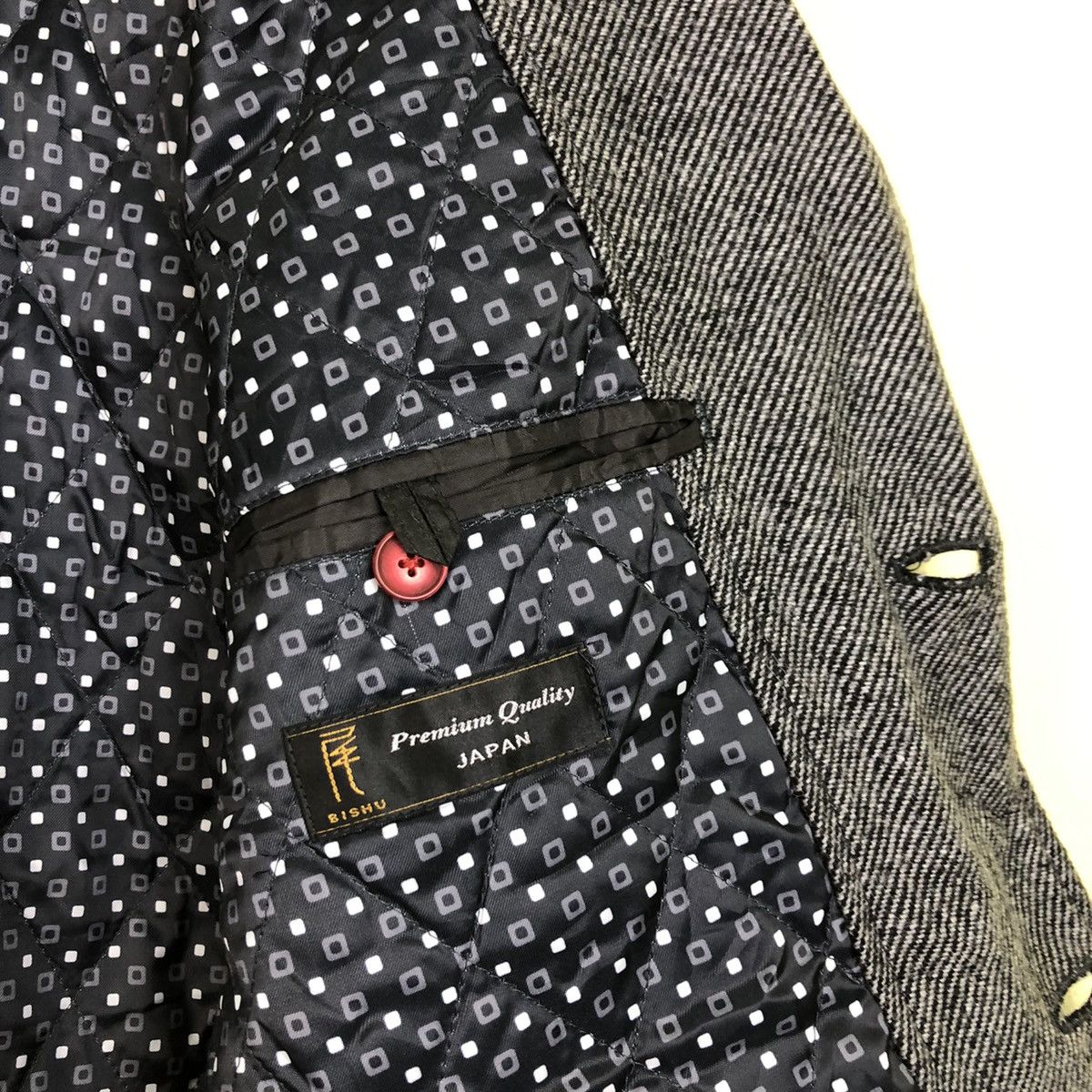 Japanese Brand Casual Coat Double Pocket Playboy Size US L / EU 52-54 / 3 - 8 Thumbnail