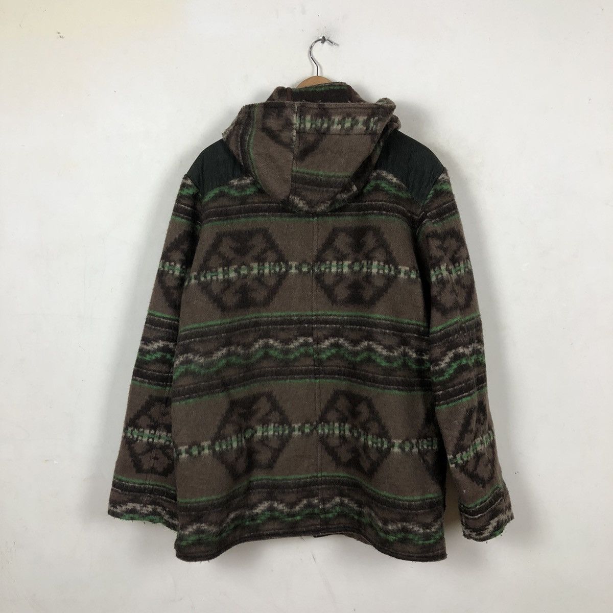 Japanese Brand NAVAJO DESIGN SURVIVAL JACKET PRINTED FLEECE MULTI POCKET Size US M / EU 48-50 / 2 - 7 Thumbnail