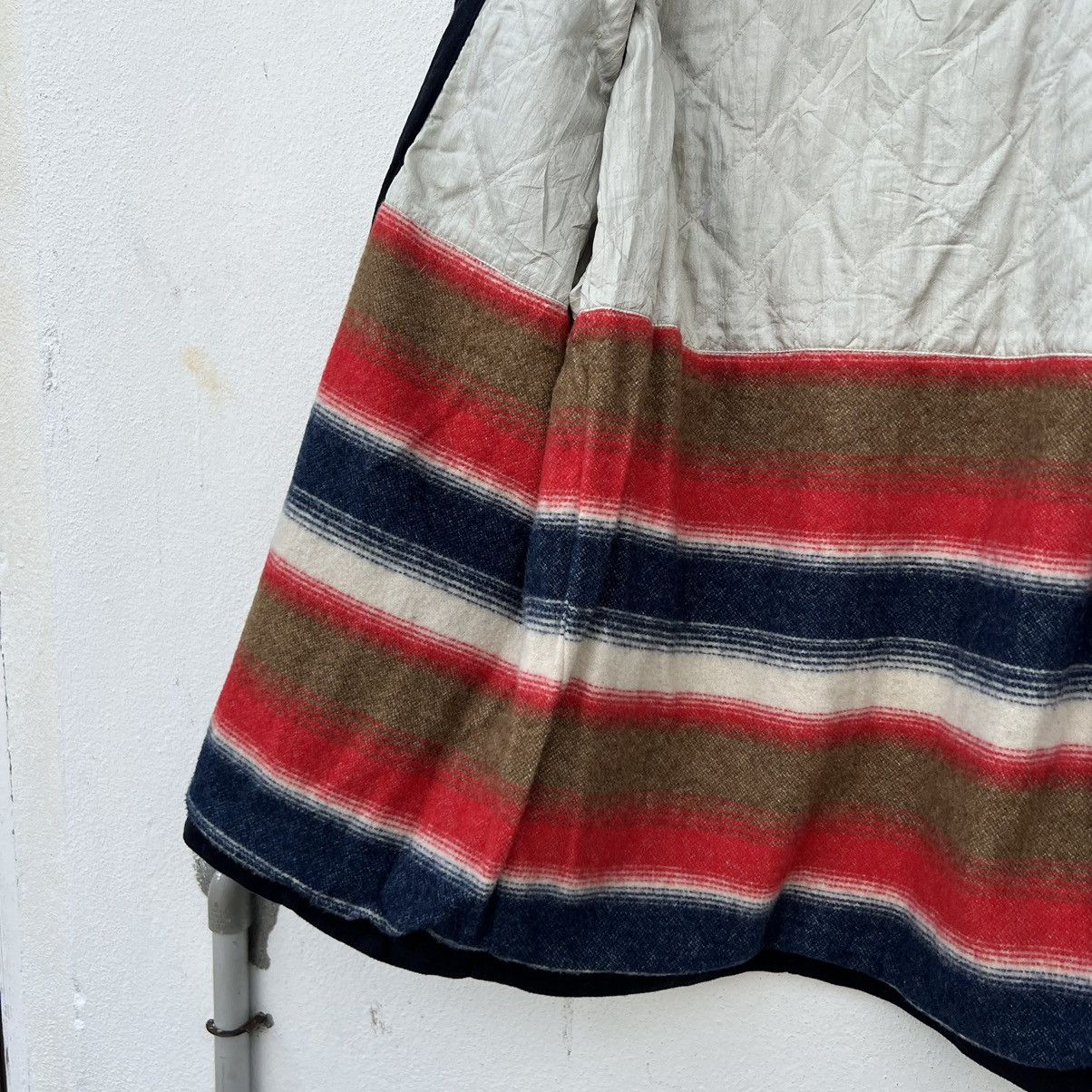 Japanese Brand VINTAGE UCOB RARE STRIPE COLOURFUL LINING WOOL JACKET Size US M / EU 48-50 / 2 - 12 Thumbnail