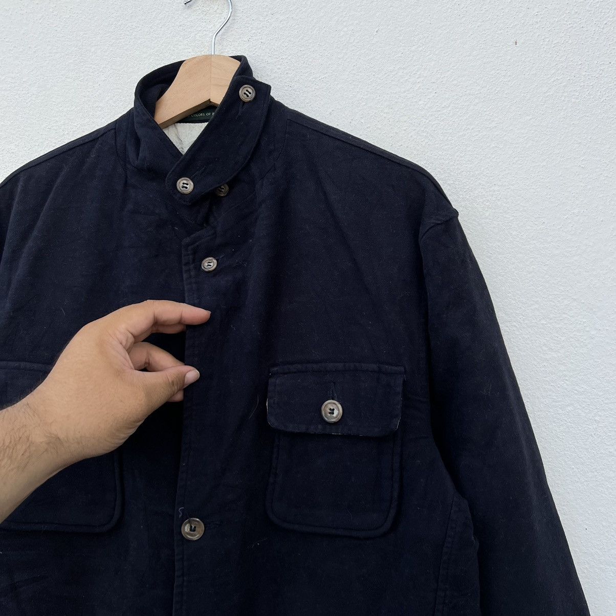 Japanese Brand VINTAGE UCOB RARE STRIPE COLOURFUL LINING WOOL JACKET Size US M / EU 48-50 / 2 - 6 Thumbnail