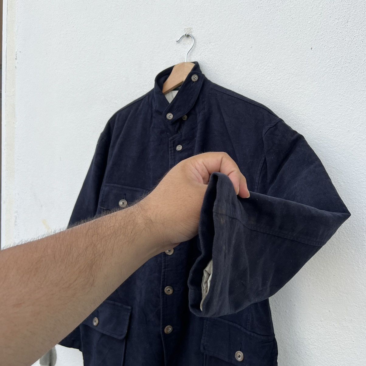 Japanese Brand VINTAGE UCOB RARE STRIPE COLOURFUL LINING WOOL JACKET Size US M / EU 48-50 / 2 - 8 Thumbnail