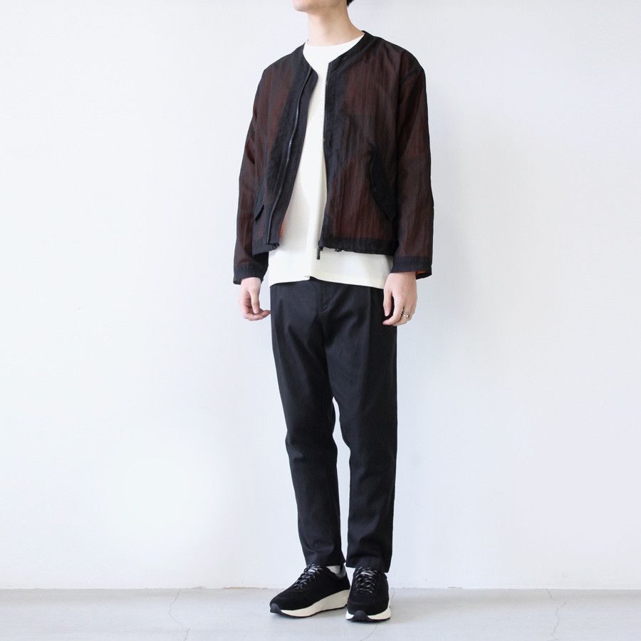 Our Legacy Our Legacy Shell Bomber Jacket - Black Net Nylon Size US L / EU 52-54 / 3 - 2 Thumbnail